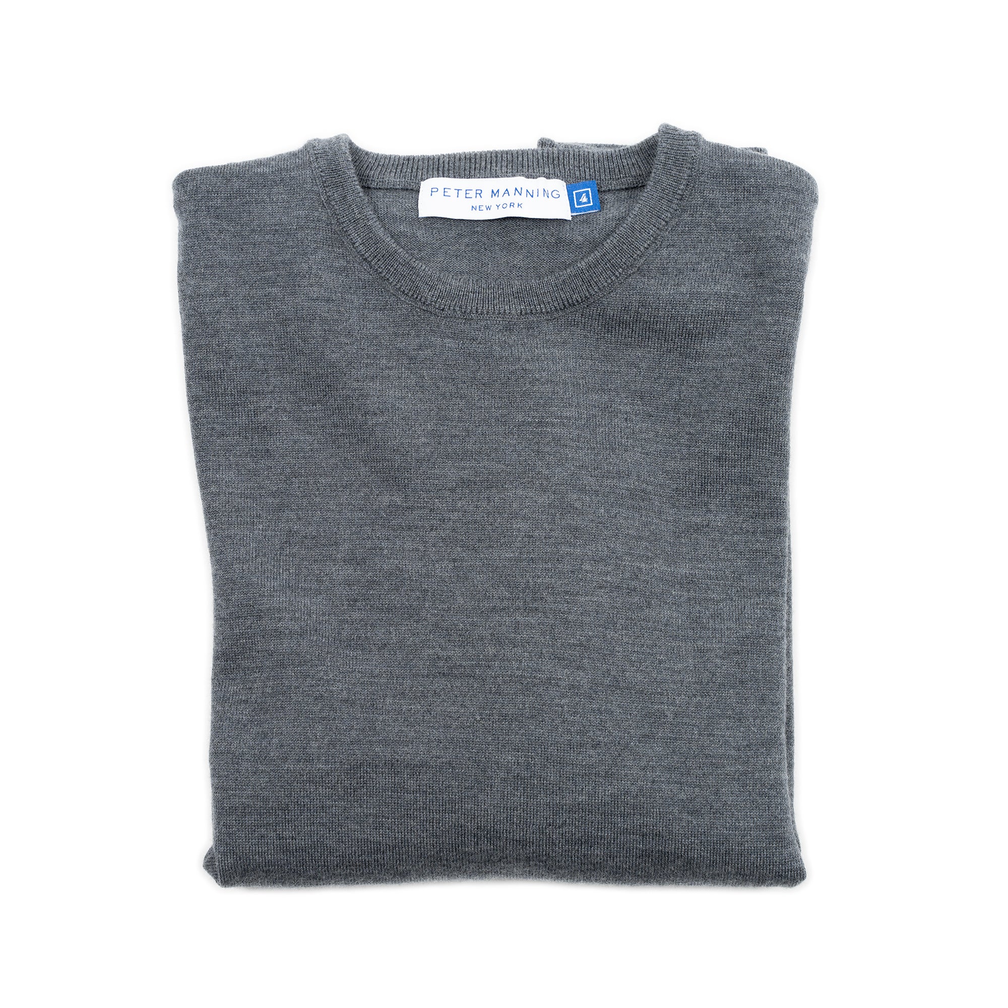 Wool Sweaters Crew Neck - Charcoal