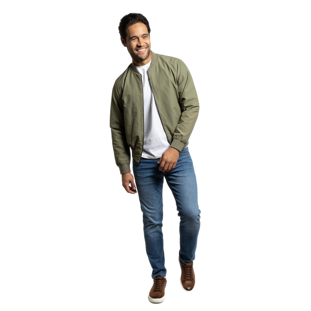 Jen Bomber Jacket - Olive main image 1
