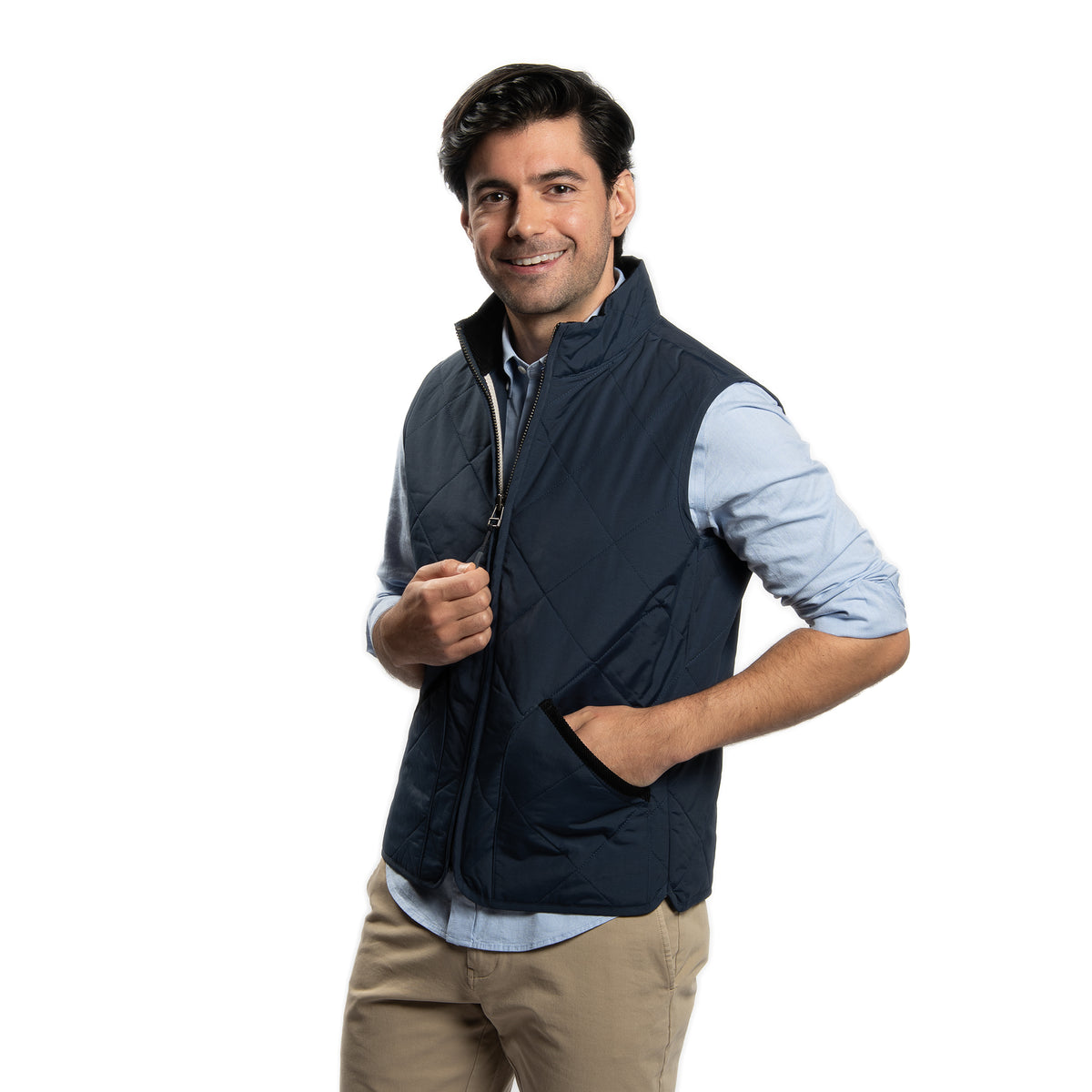 Flatiron Vest, Navy | Peter Manning NYC