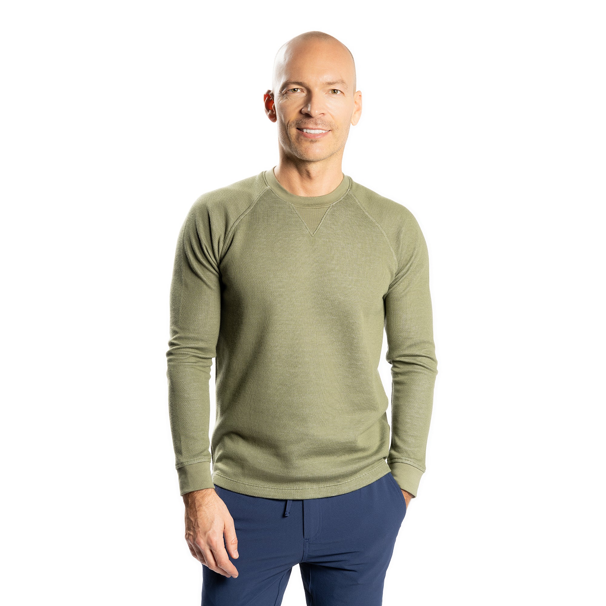Cotton Pullovers - Olive