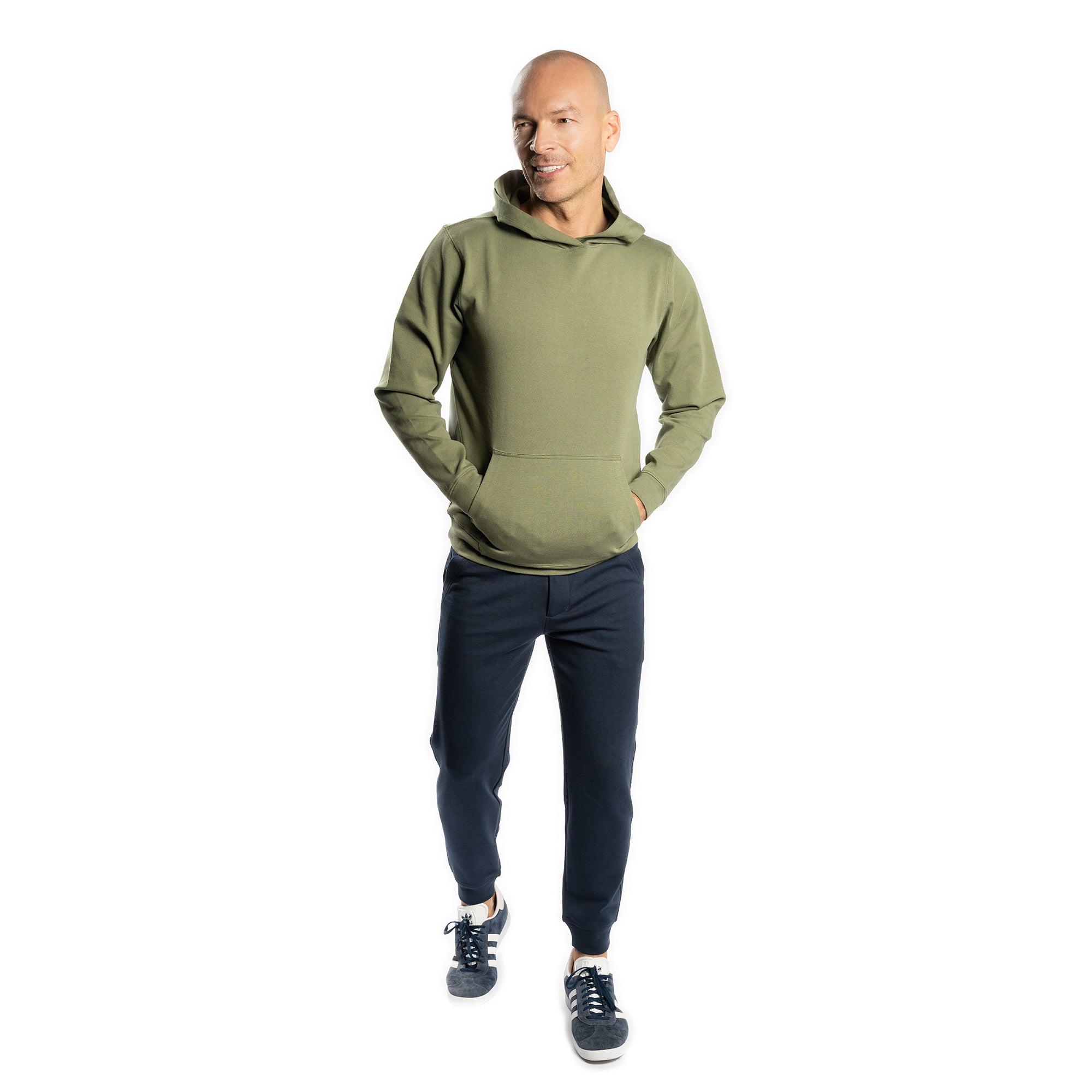 Pullover Hoodie - Washed Olive