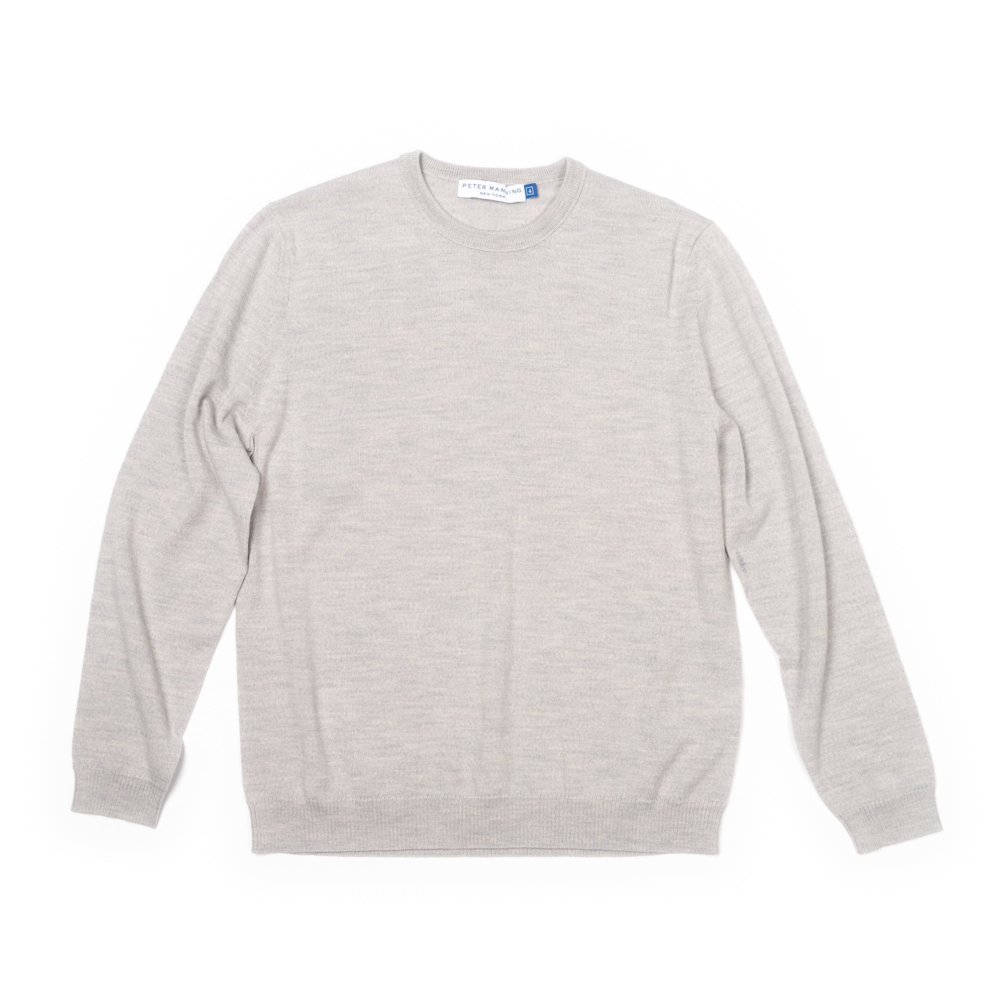 Wool Sweaters Crew Neck - Light Grey
