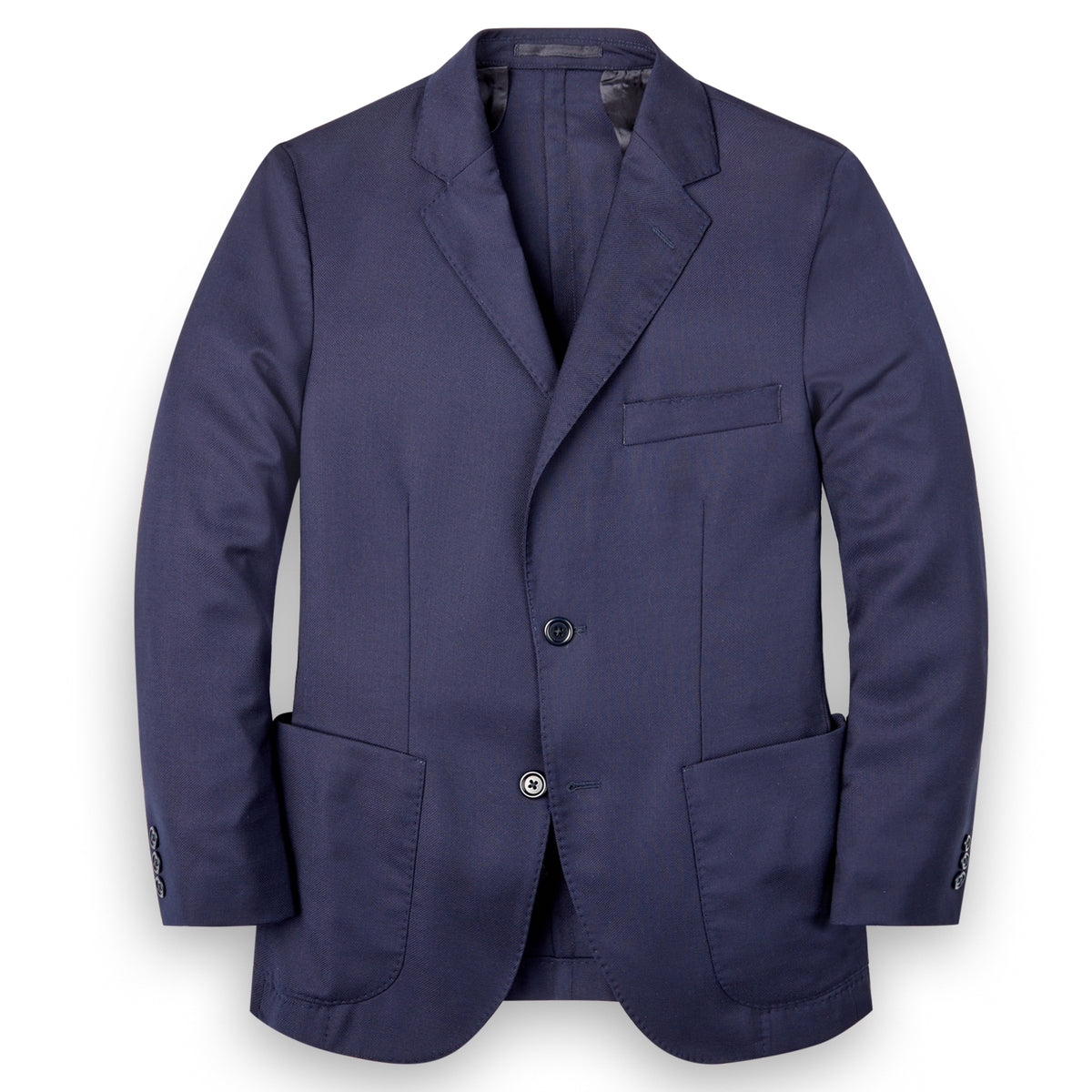 Navy Blazers Blue Unstructured Blazer Forma Jacket In Navy
