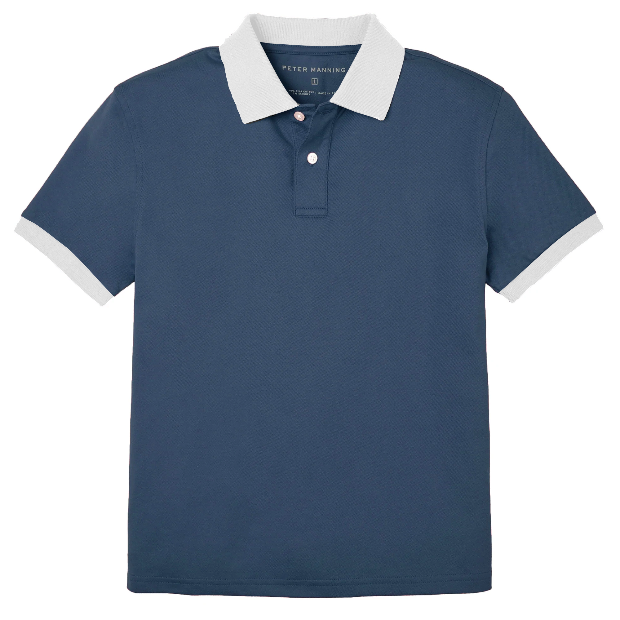 James Polo Shirt - Original Navy Tipped