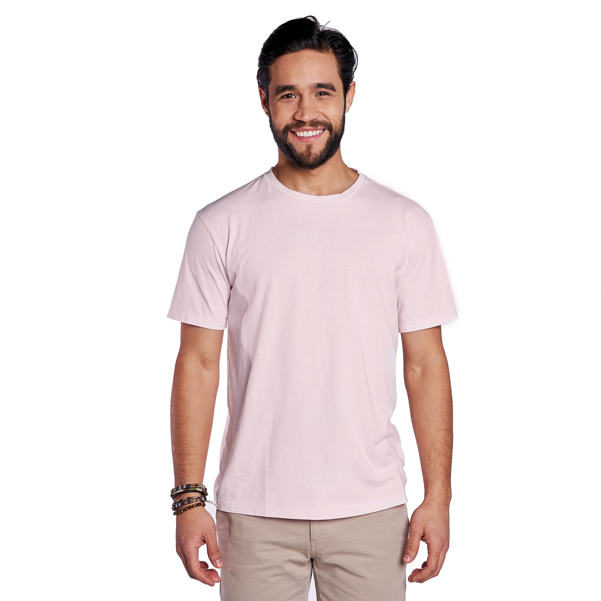 Vintage Crew T-Shirt - Pale Pink