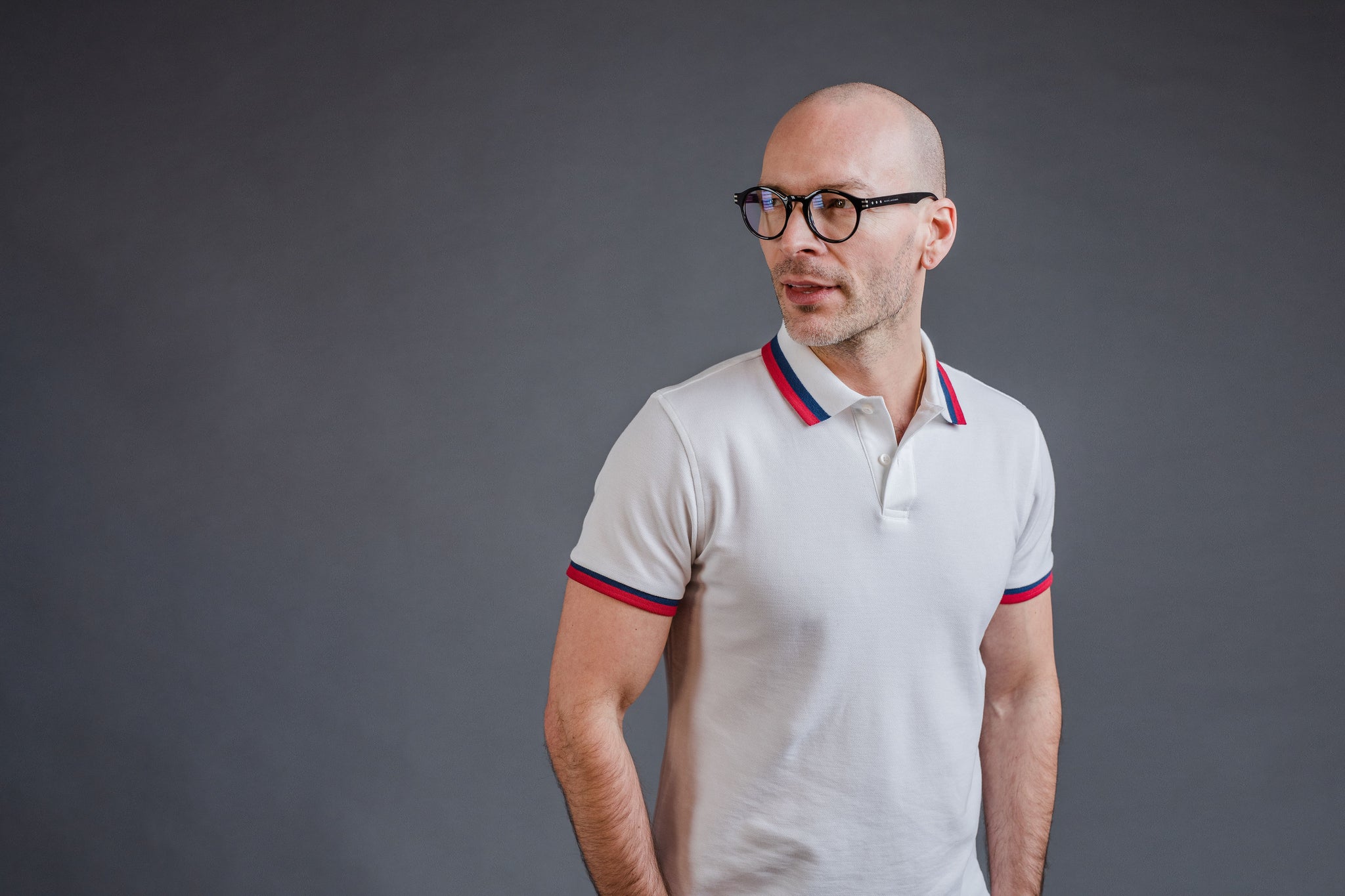 White tee under polo Clearance