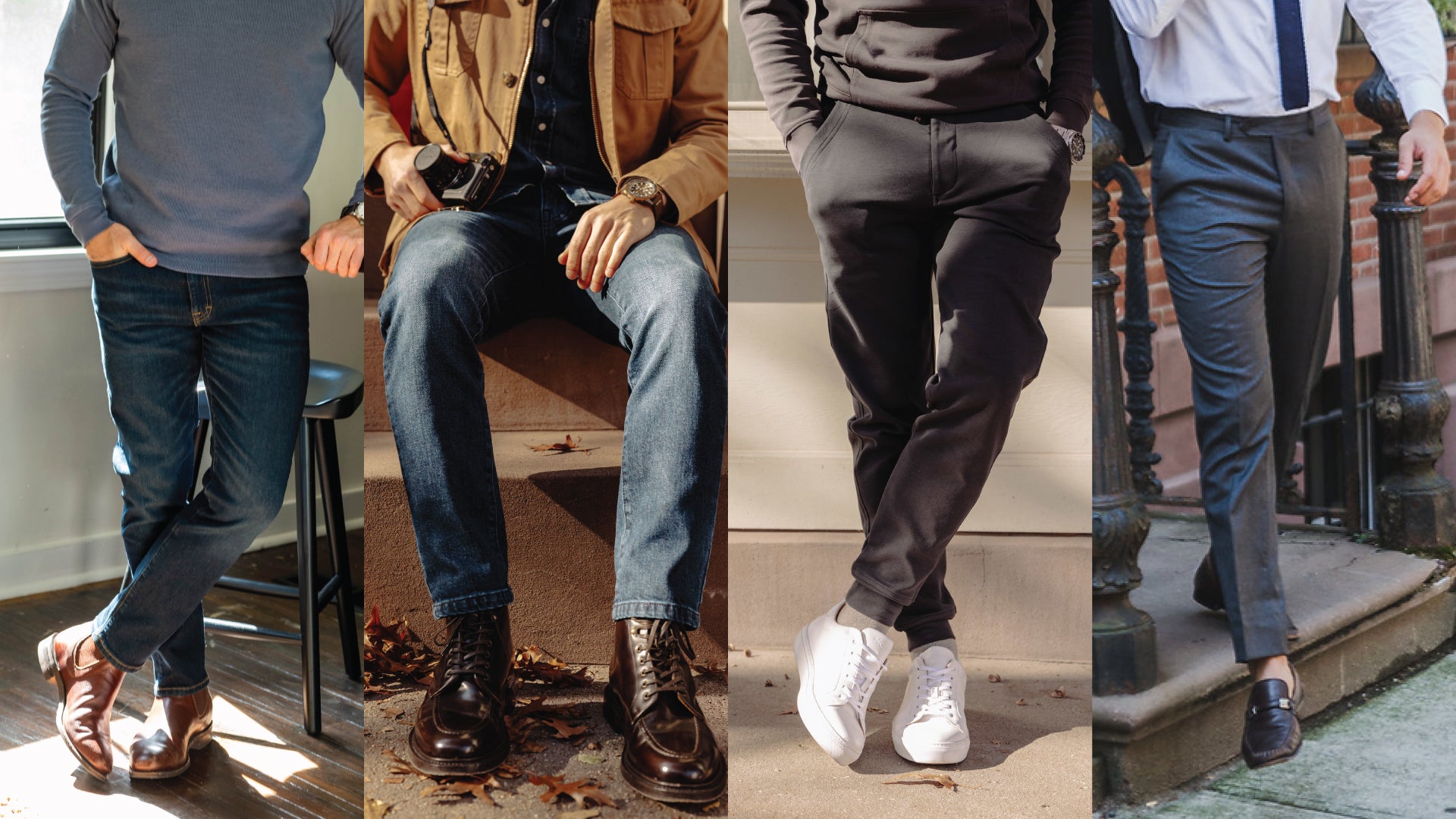 Khaki Dress Pants with Leather Chelsea Boots Outfits For Men (23 ideas &  outfits) | Lookastic