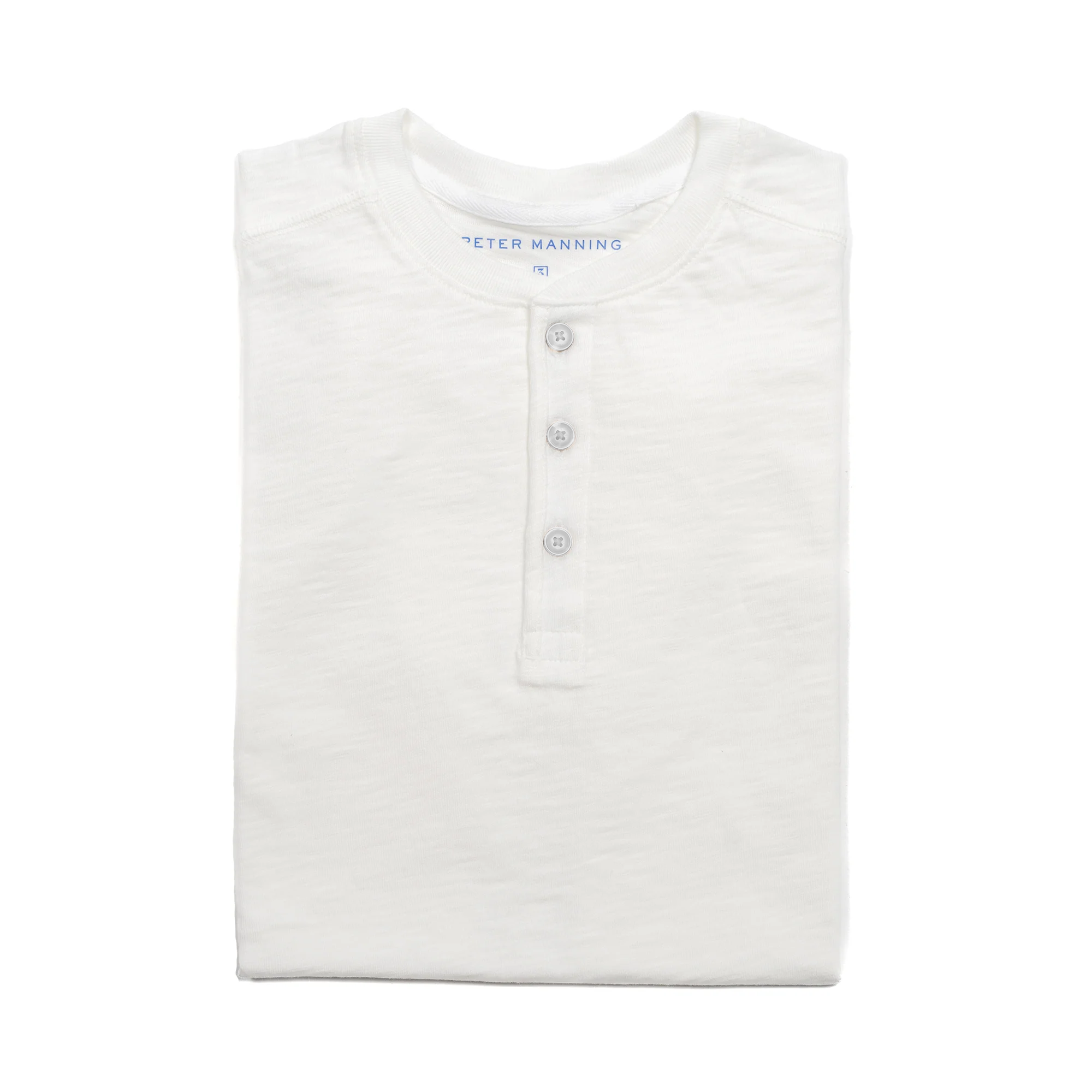 Henley Shirt Short Sleeve - White