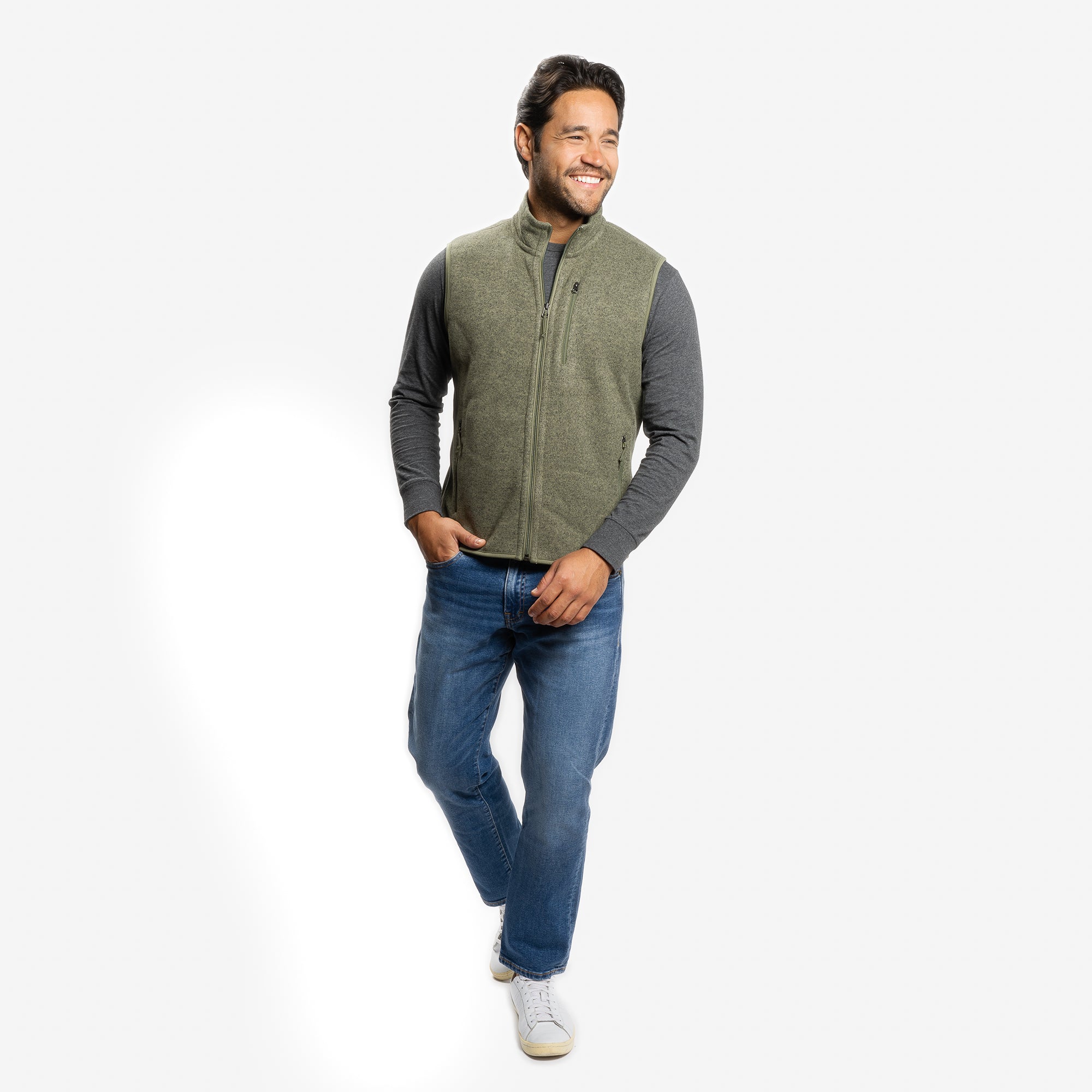 Polartec Fleece Vest - Olive