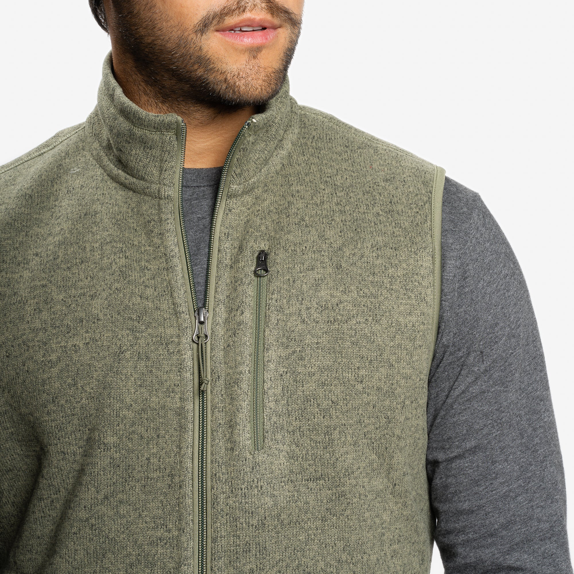 Polartec Fleece Vest - Olive