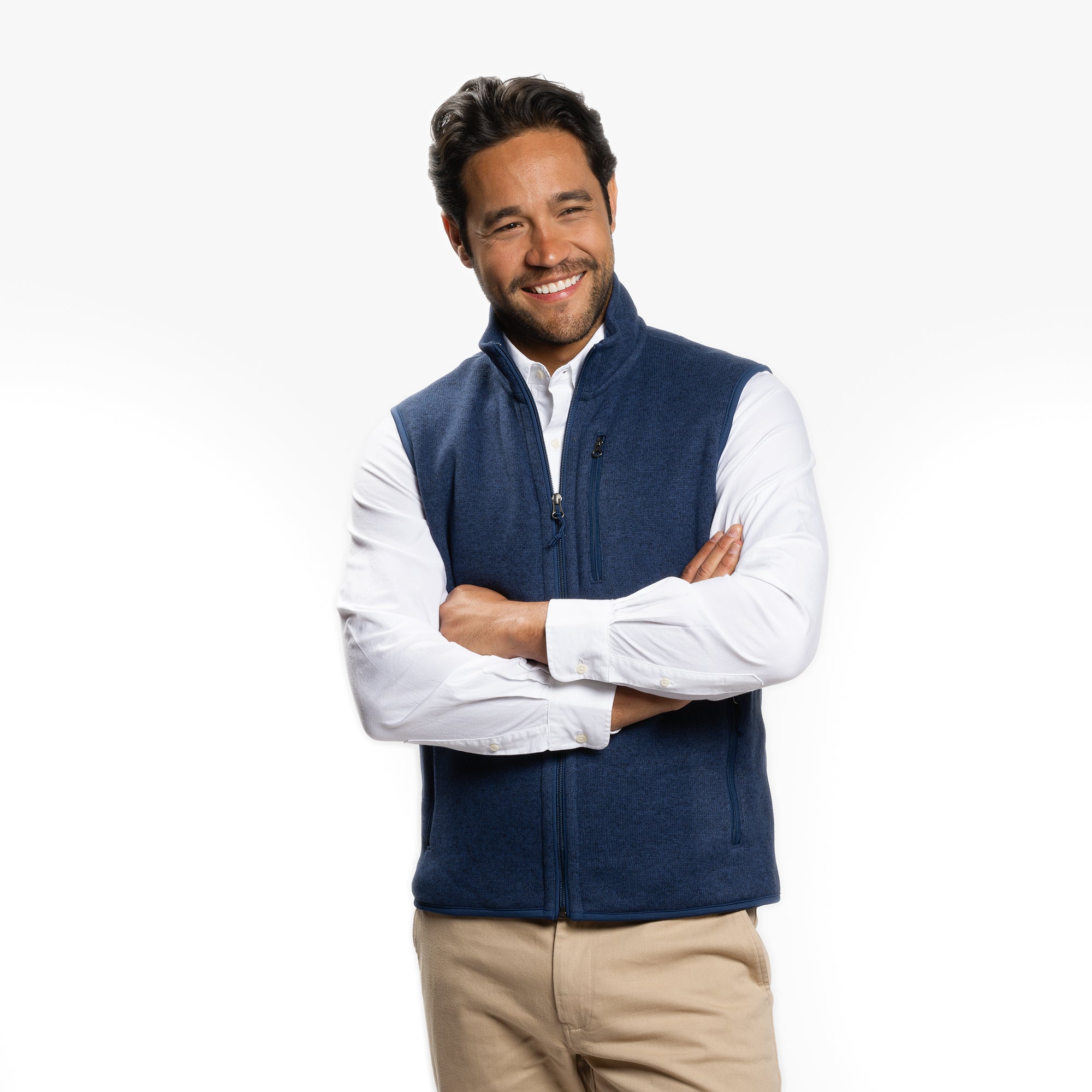 Polartec Fleece Vest - Navy