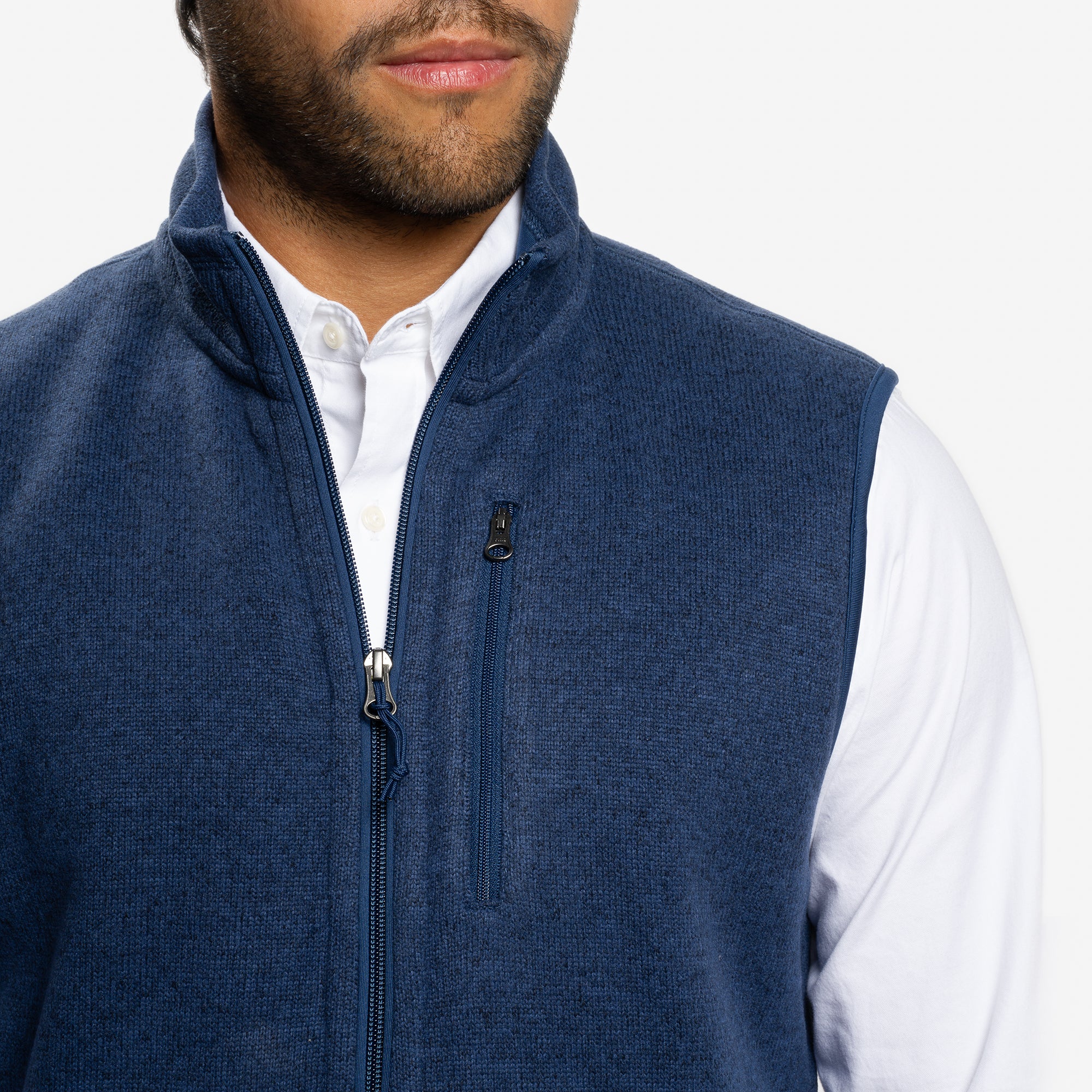 Polartec Fleece Vest - Navy