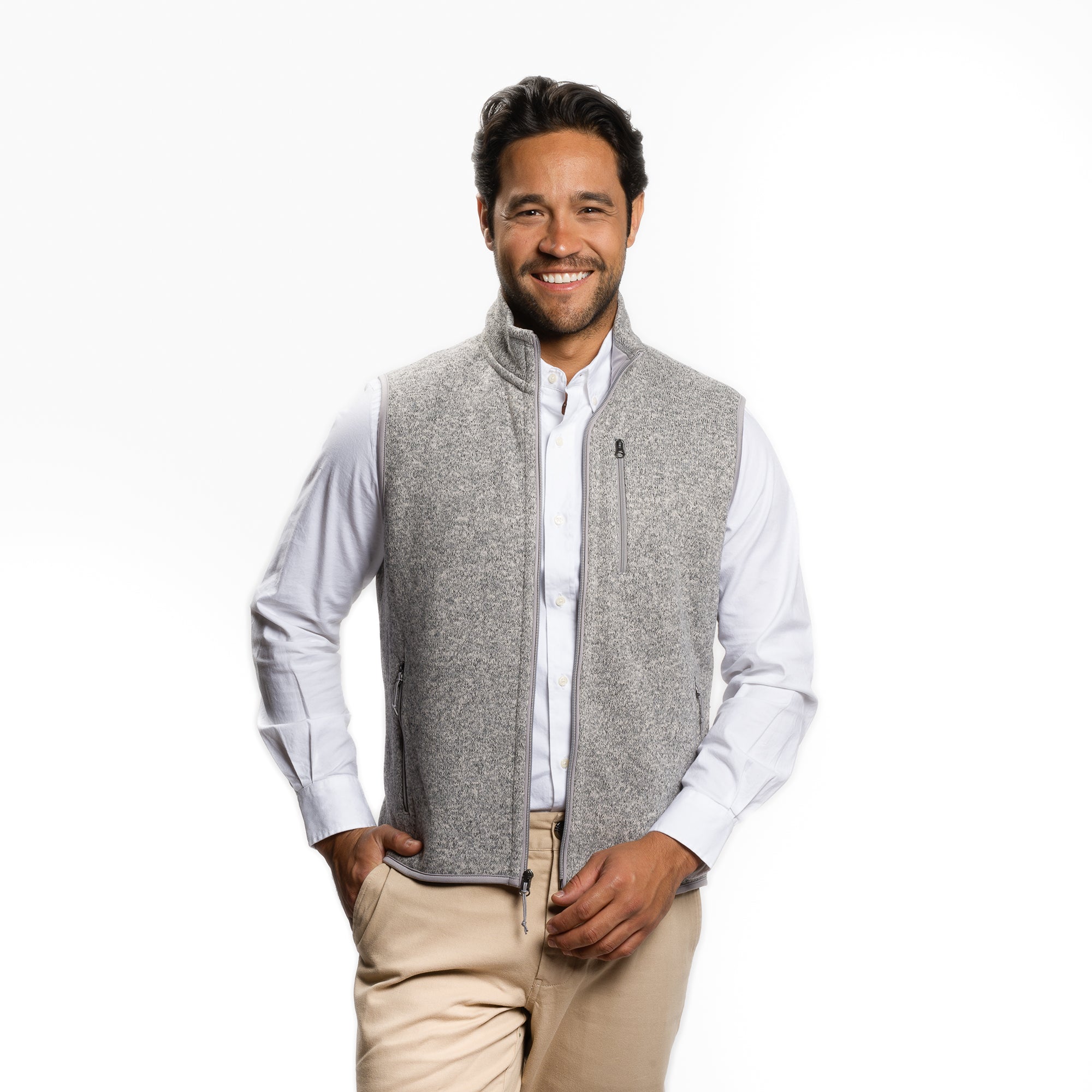 Polartec Fleece Vest - Grey