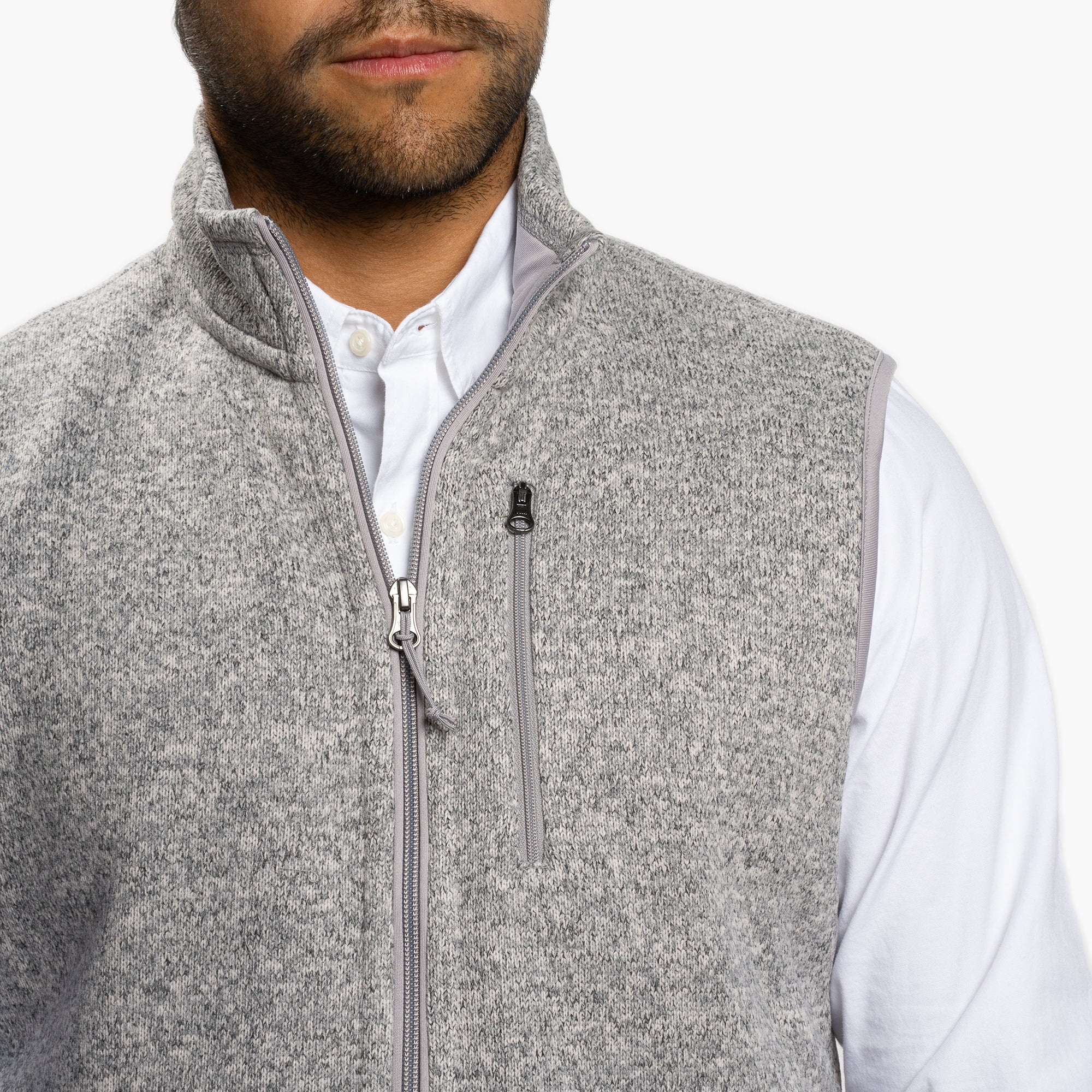 Polartec Fleece Vest - Grey