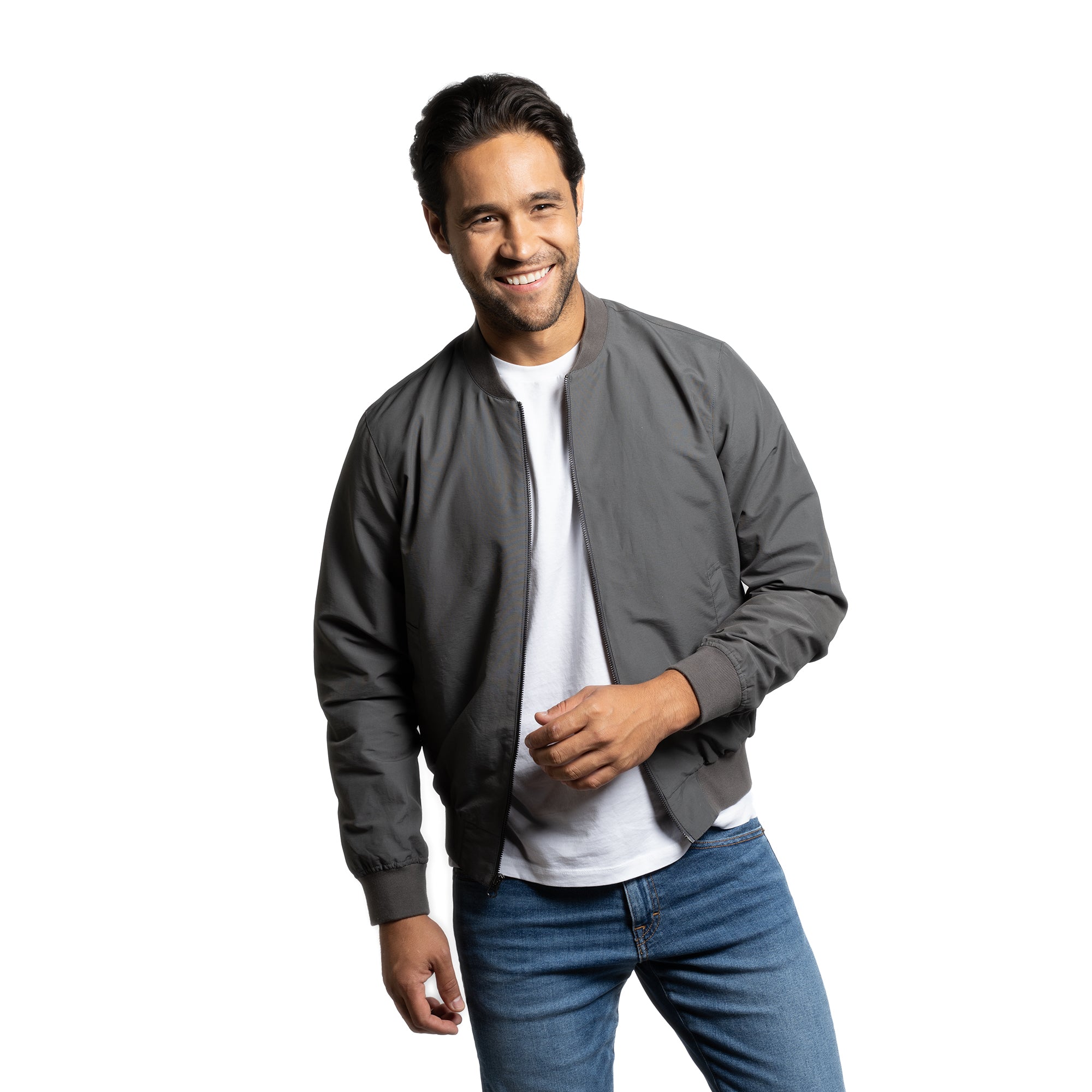 Bomber Jacket, Grey Peter Manning NYC1