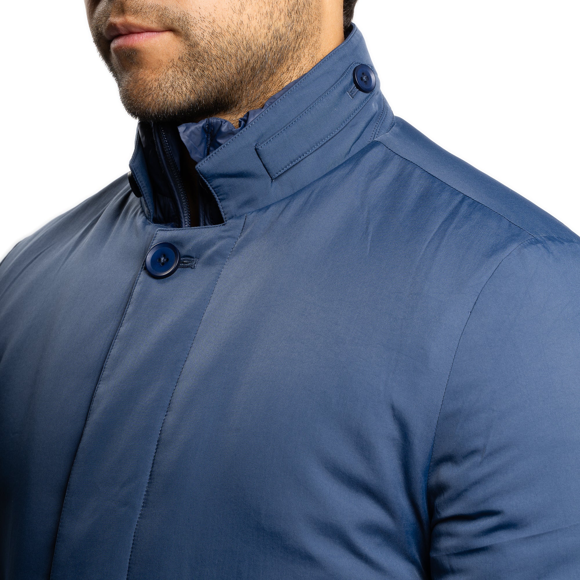 Milan Car Coat - Navy