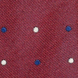 Burgundy dots