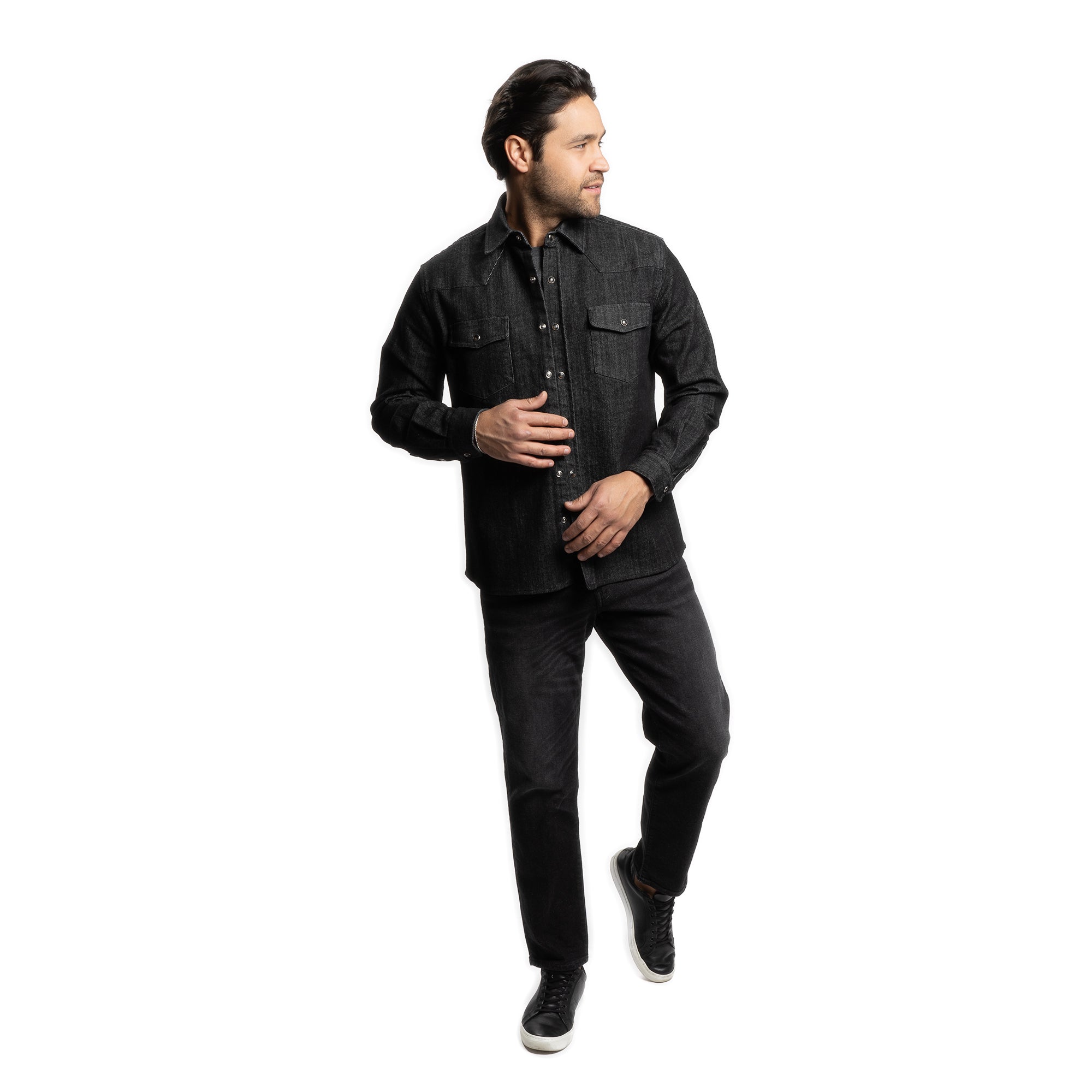 Japanese Denim Shirts - Black