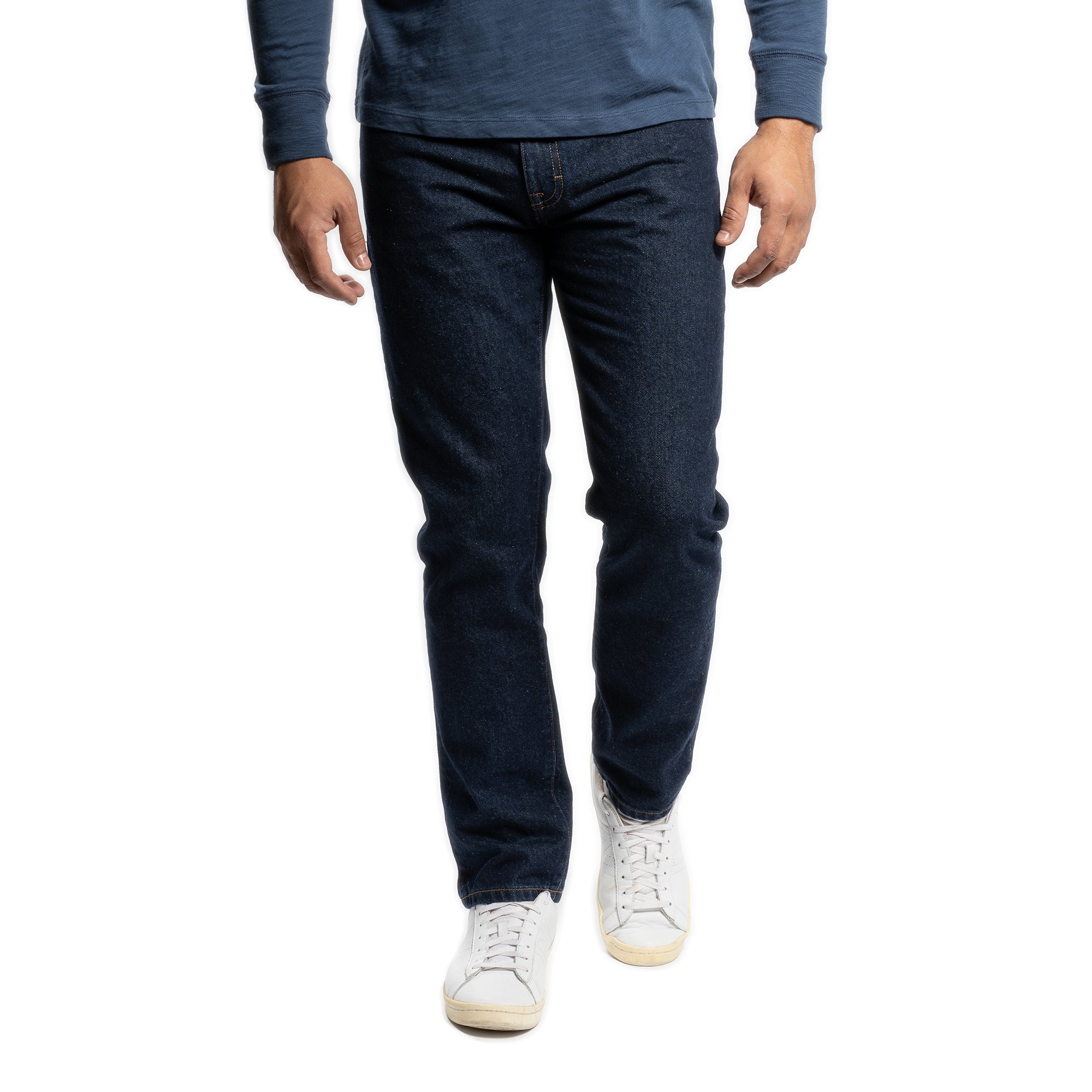 PMNYC Jeans Slim Fit, Dark Indigo Wash | Peter Manning NYC