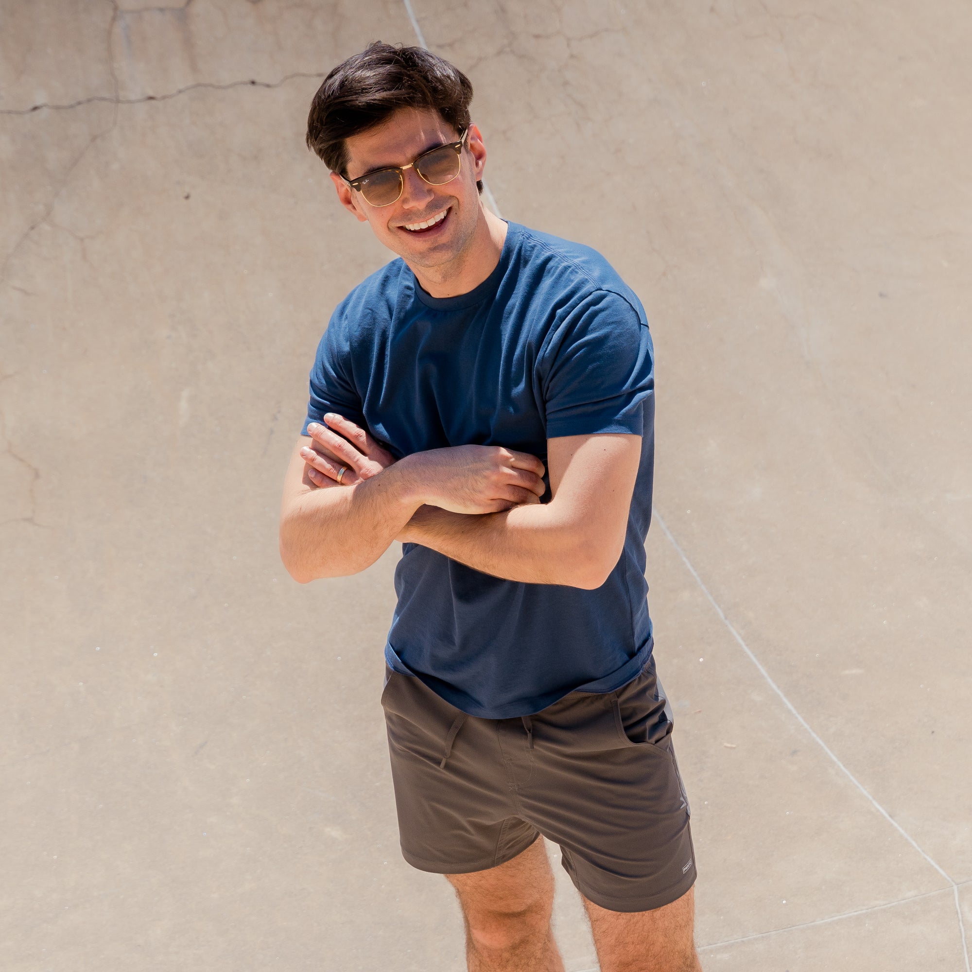 Workout Shirt - Navy