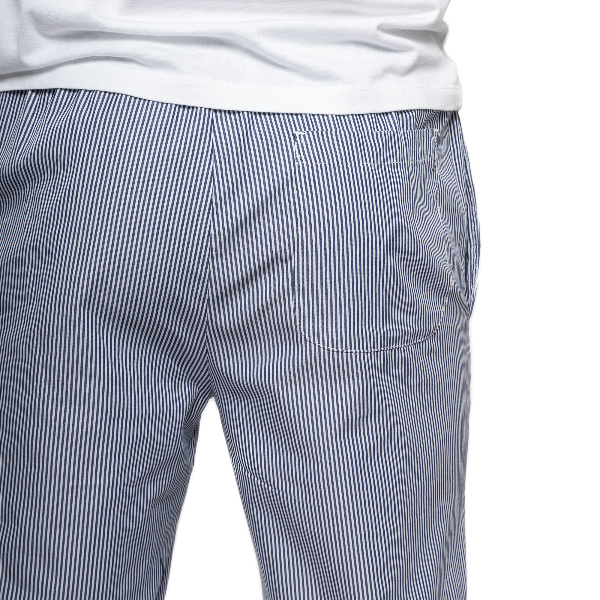 Cotton Pajama Pants - Navy Stripe