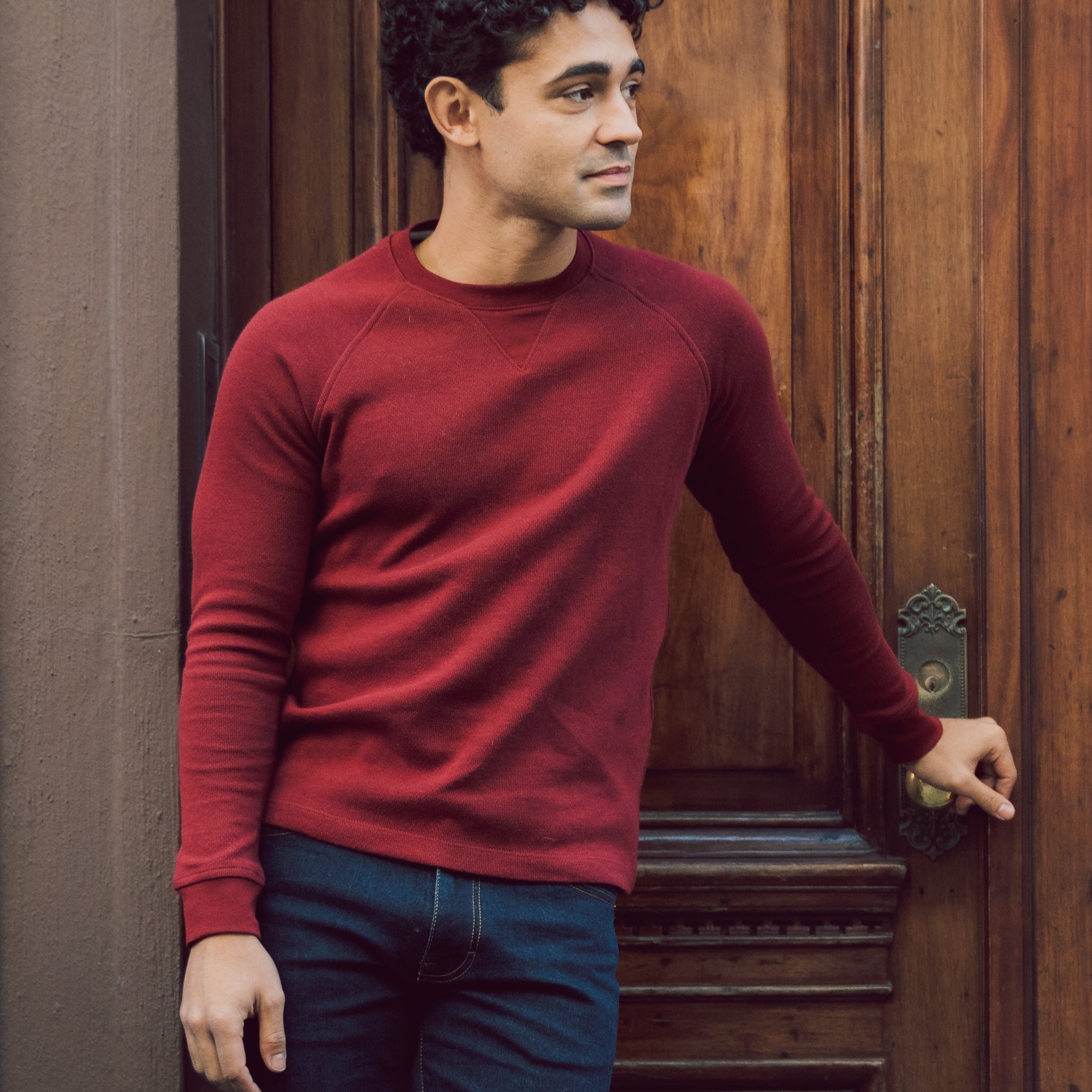 Cotton Pullovers - Burgundy