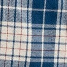 Blue white check flannel