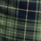 Navy olive check flannel