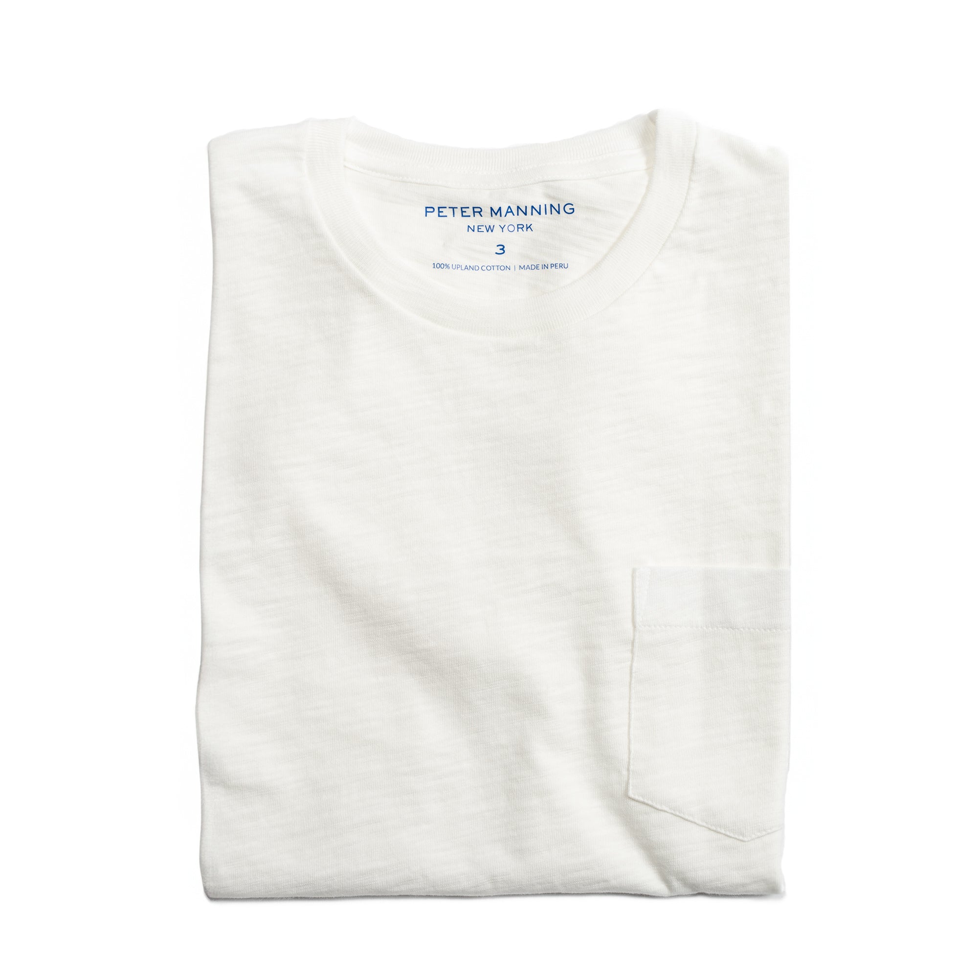 Slub Pocket T-Shirt - White