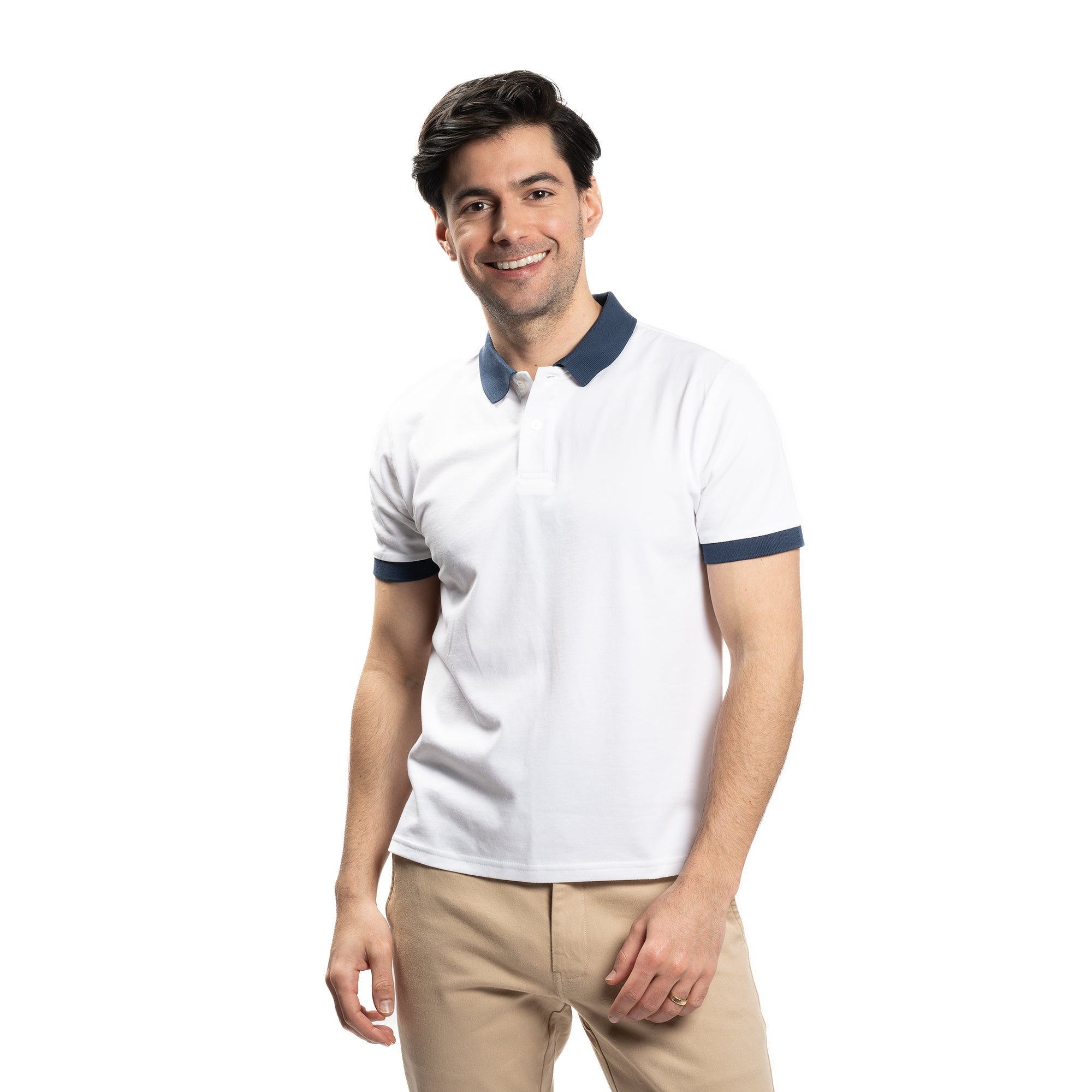 James Polo Shirt - White Tipped