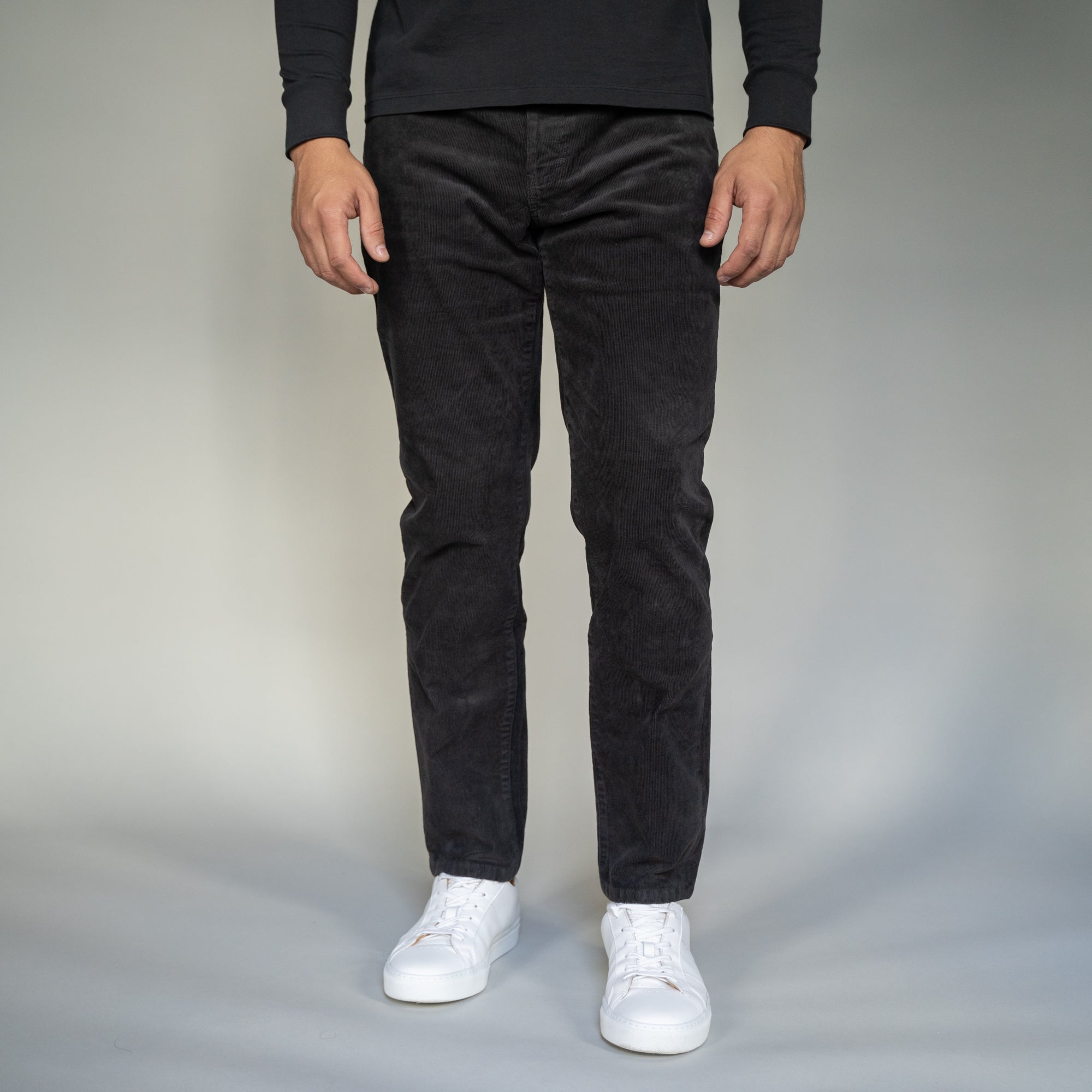 Stretch Cords, Black | Peter Manning NYC