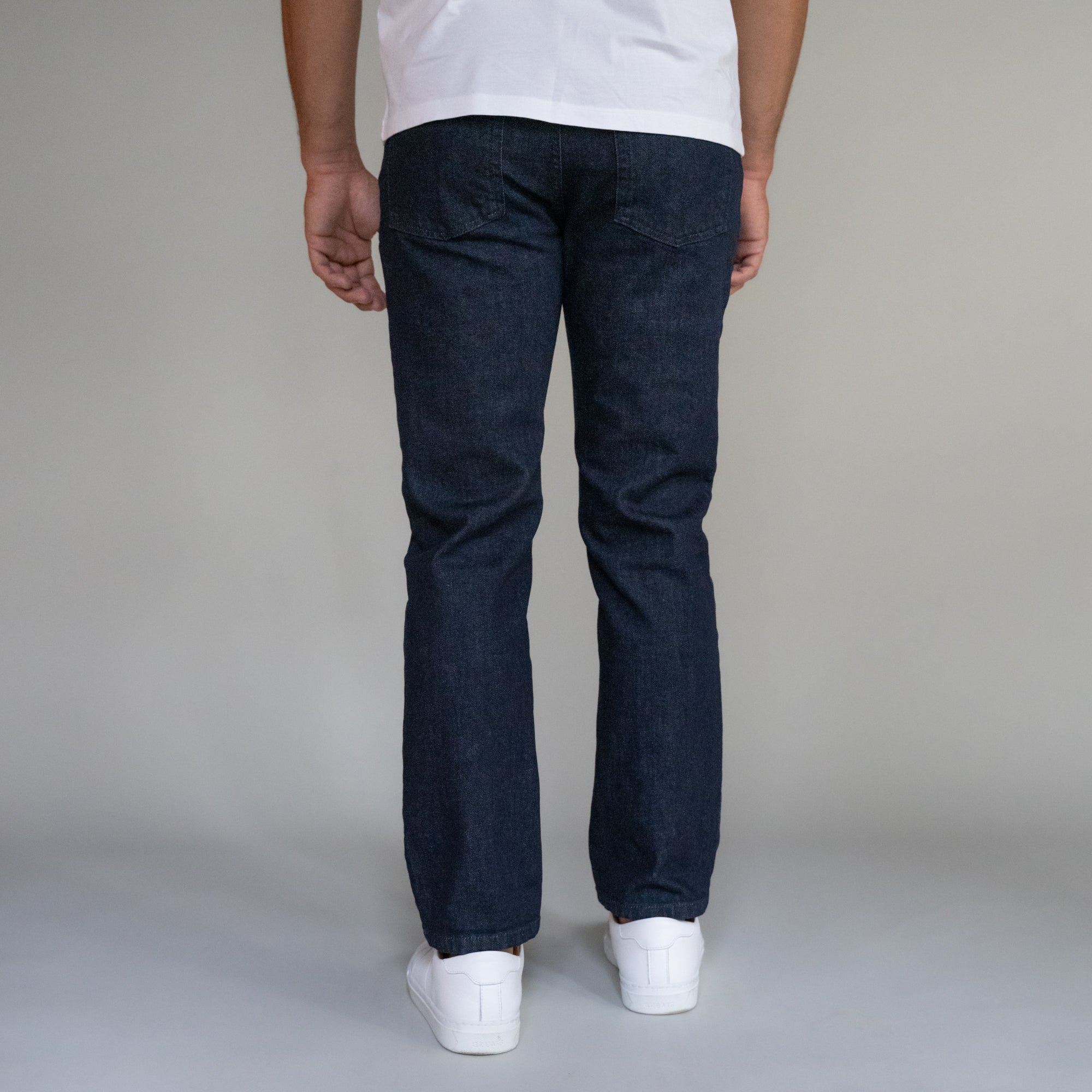 ALVIERO MARTINI PRIMA CLASSE - Stretch denim jeans with patches Bluestone