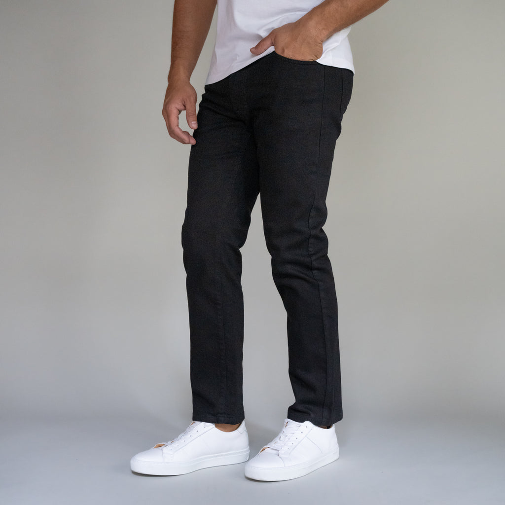 Premium Italian Denim Skinny Fit - Black Premium Italian Denim Skinny Fit - Black