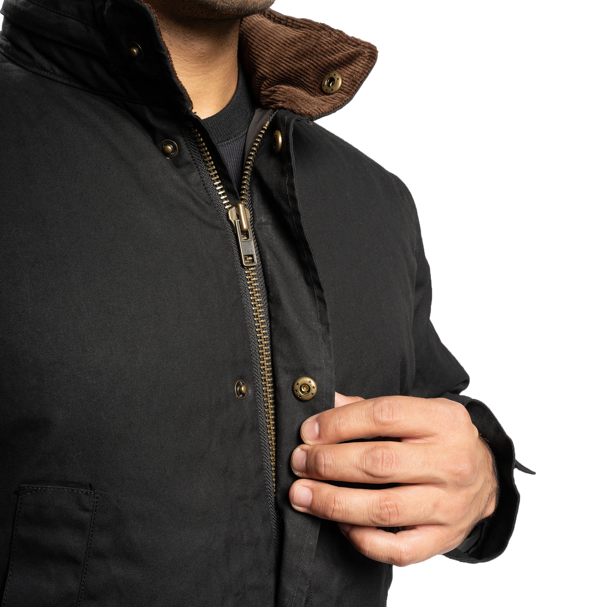 Waxed Jacket - Black