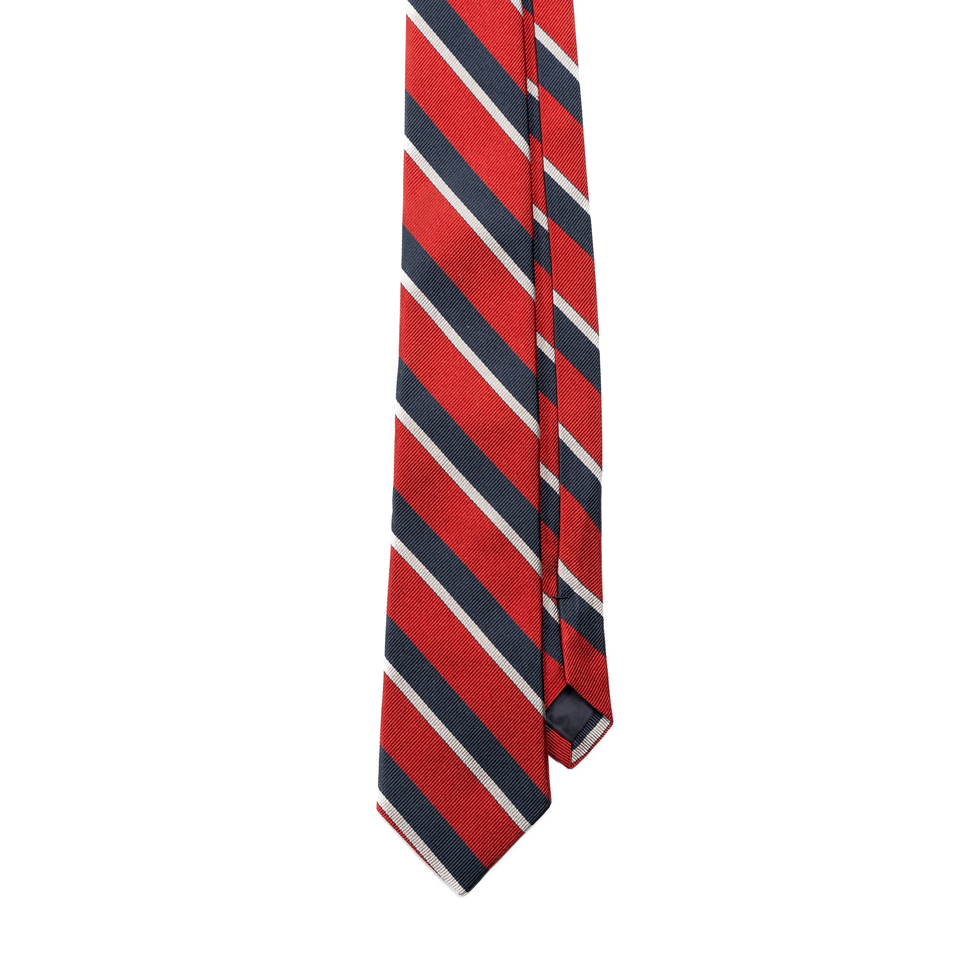 Ties - Red Black Grey Stripe