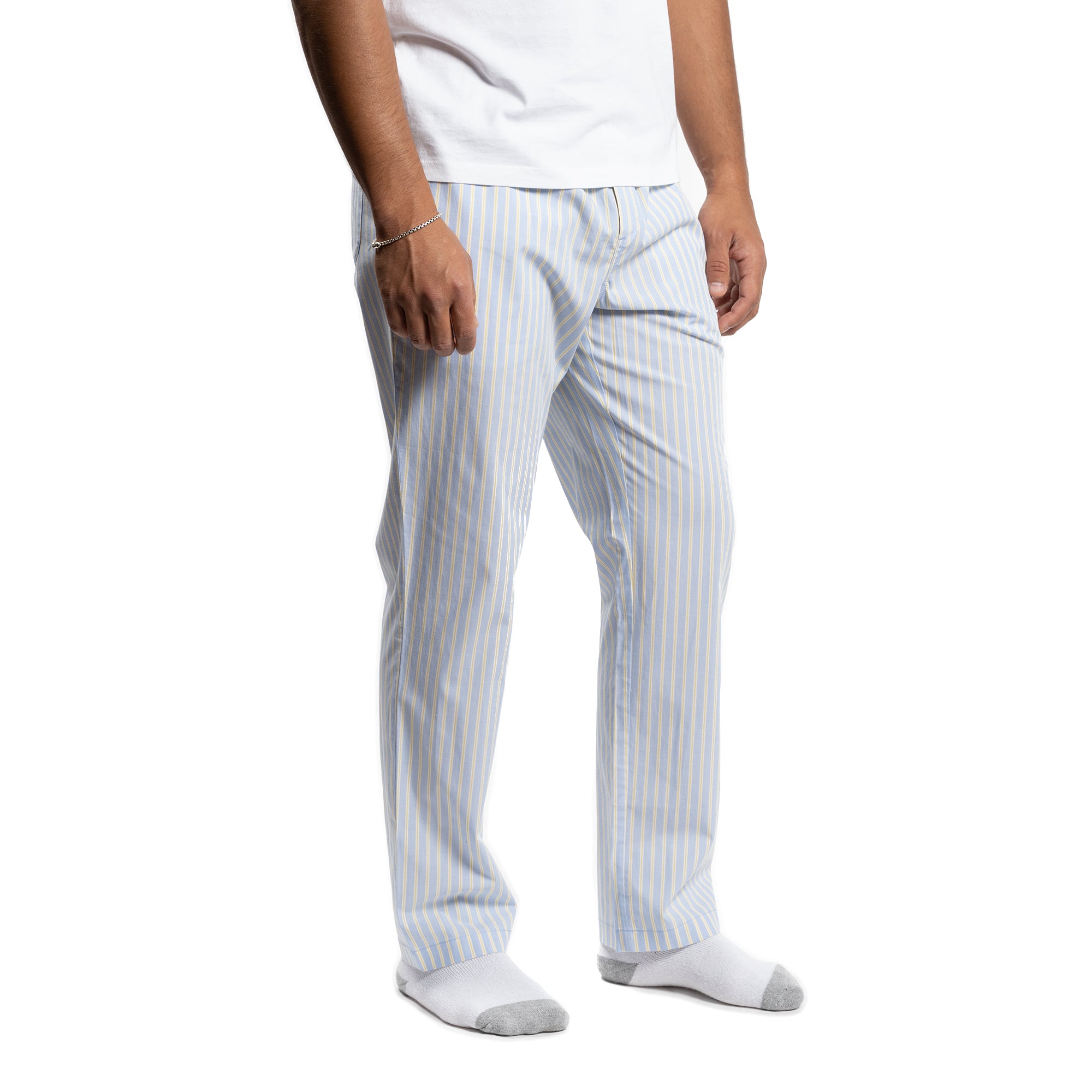 Pajama Pants - Blue Yellow Stripe