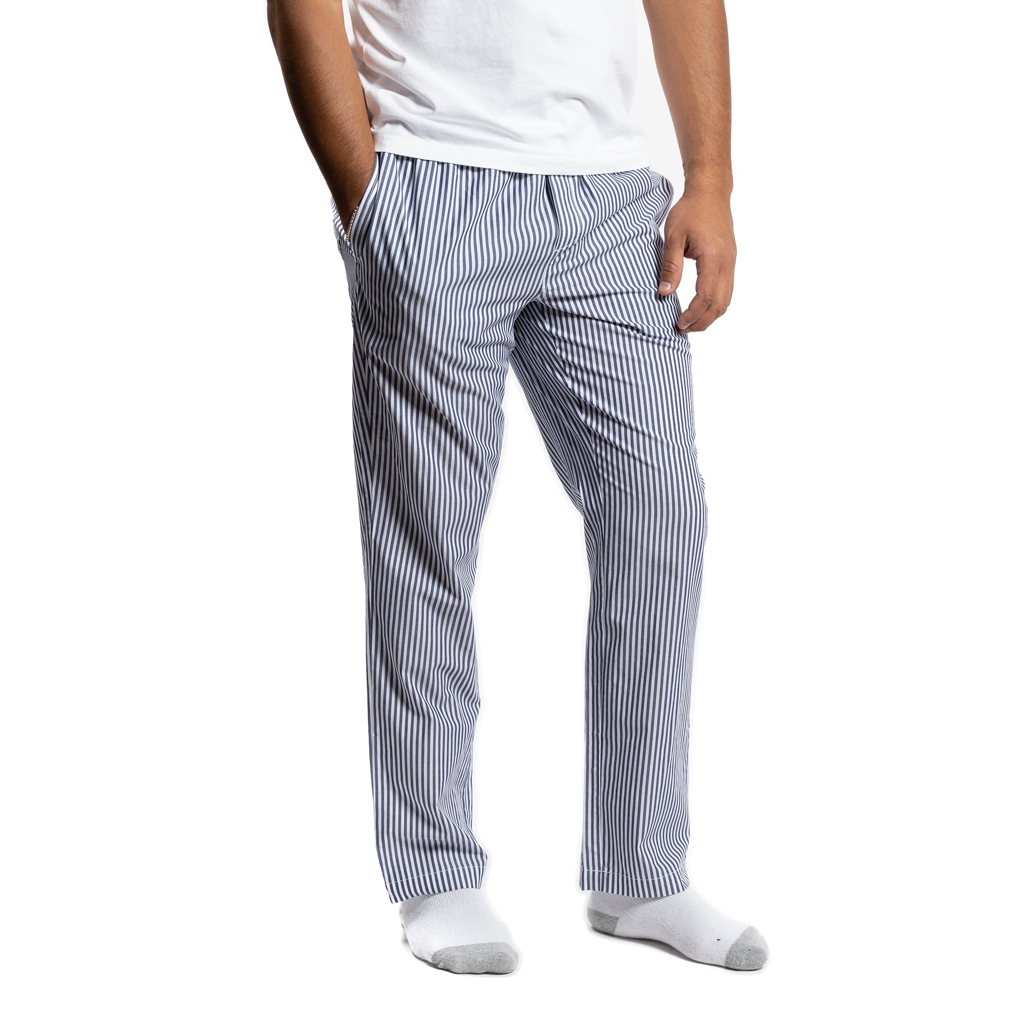 Pajama Pants - Navy Stripe