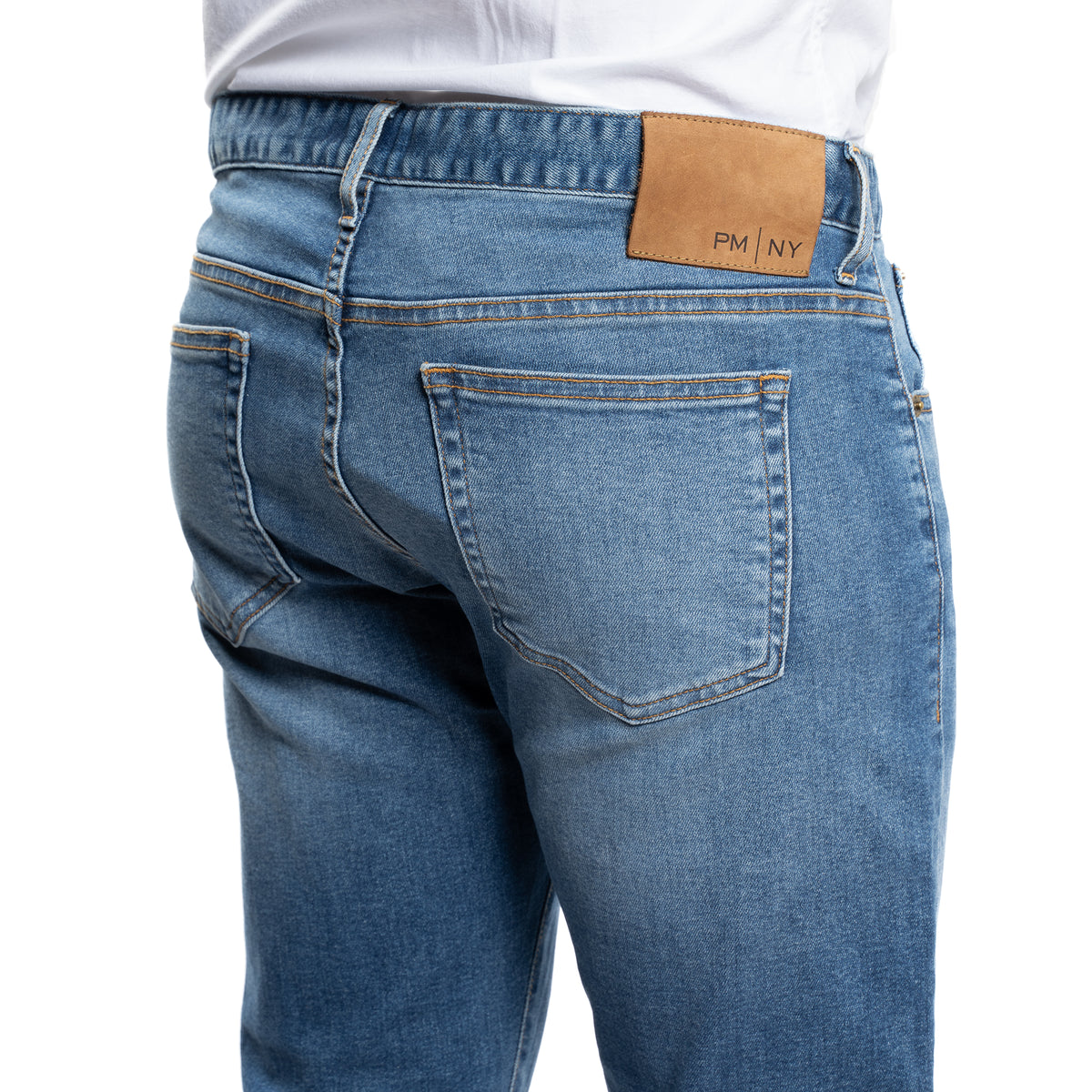 Johnny Stretch Jeans Standard Fit - Medium Wash | Peter Manning ...