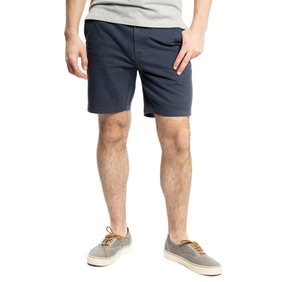 Stretch Chino Shorts - Navy | Peter Manning NYC: Fits For The Not So ...