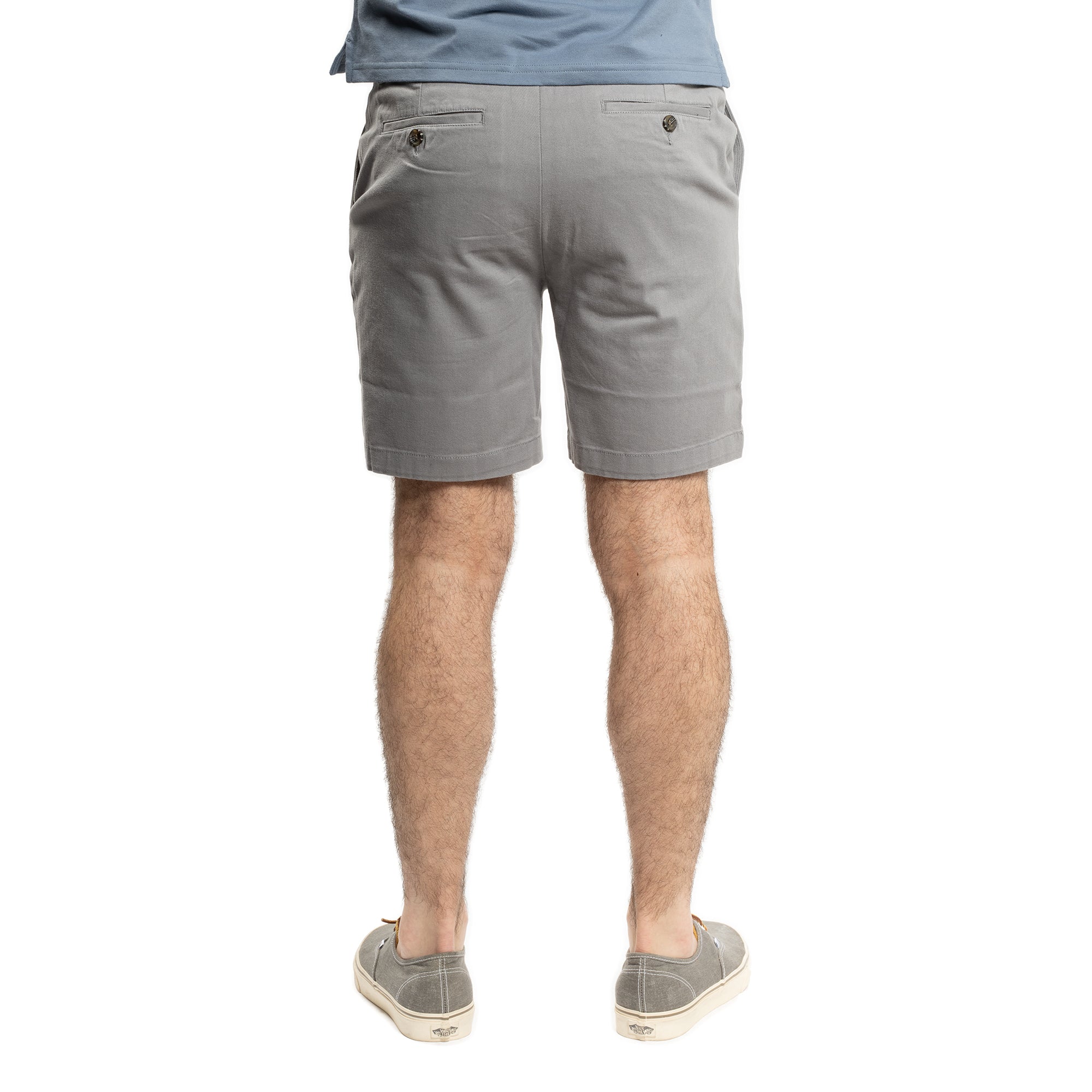 Stretch Chino Shorts - Grey