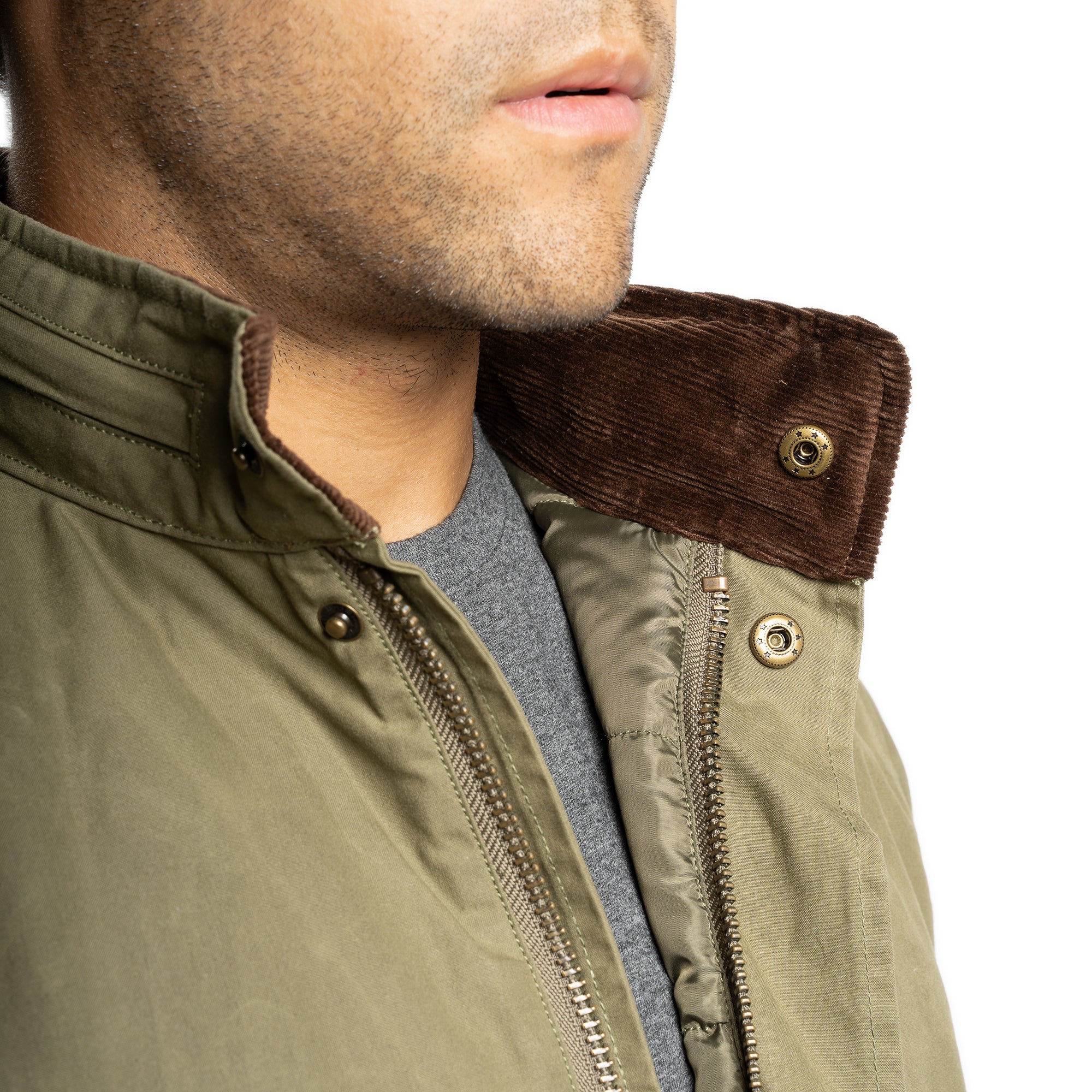 Waxed Jacket - Olive