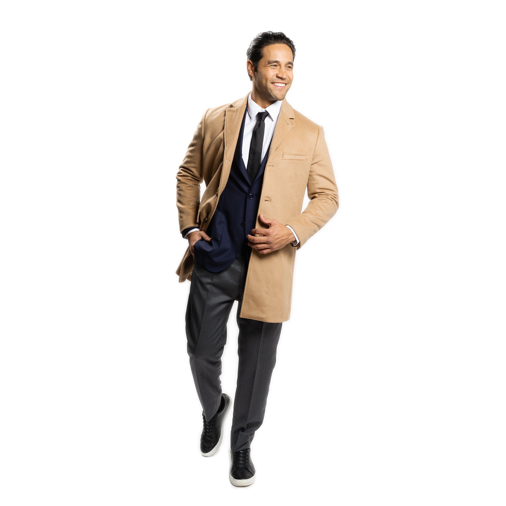 Fulton Wool Cashmere Topcoat - Camel