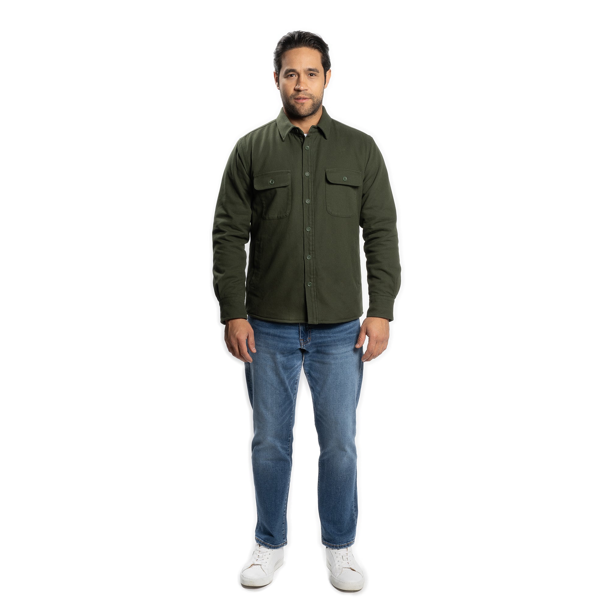 Flannel Jackets - Olive