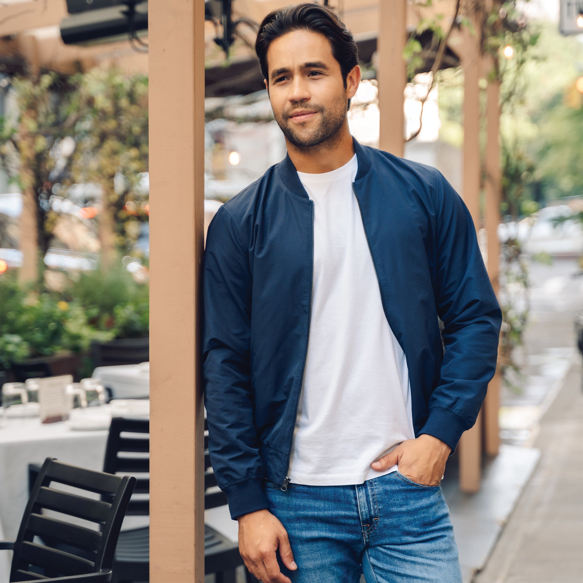 Bomber Jacket - Navy