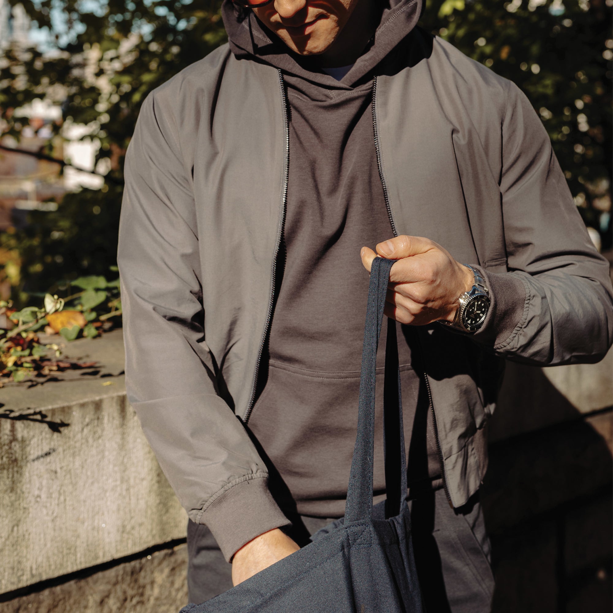 Bomber Jacket - Grey