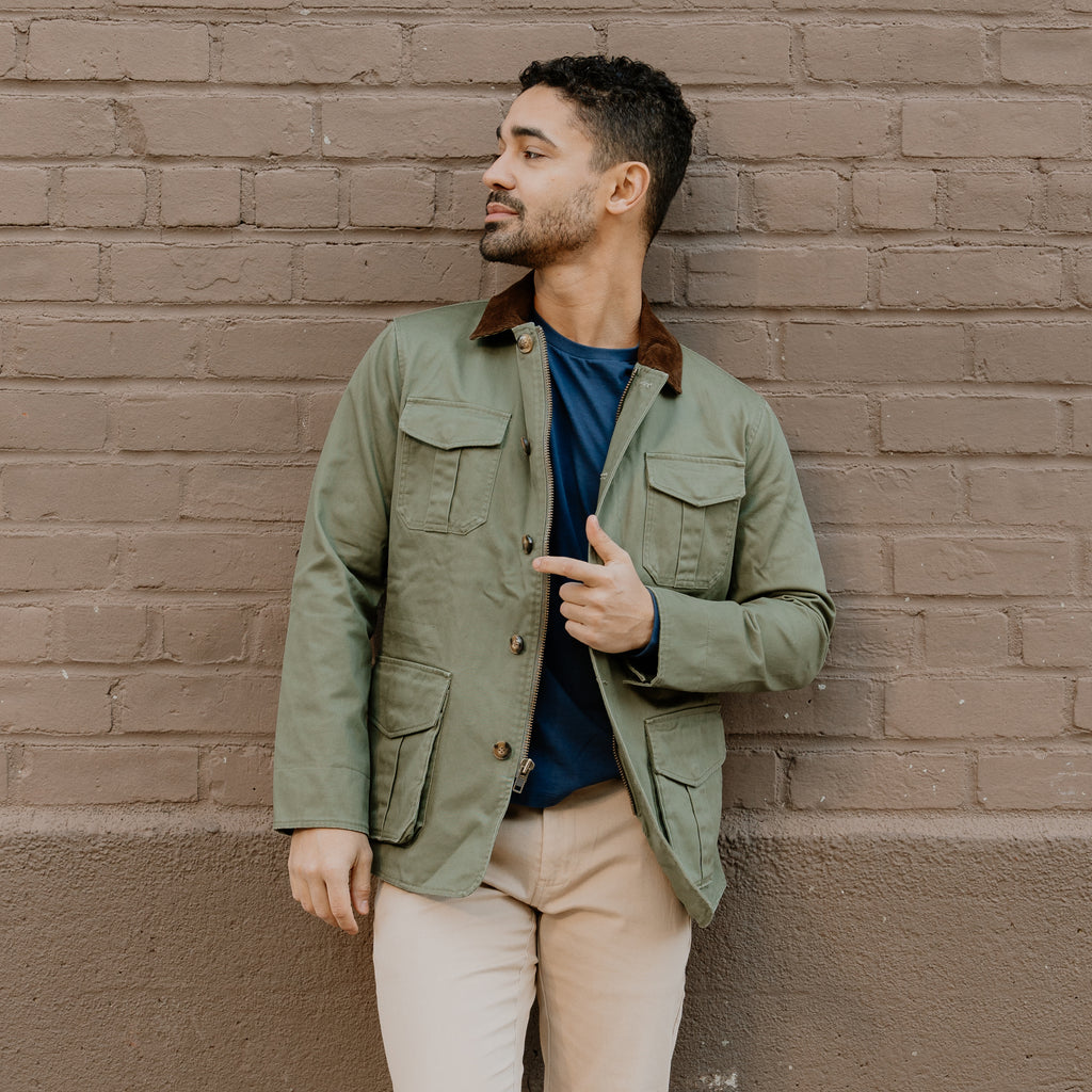 Tribeca Field Jacket, Olive | Peter Manning NYC