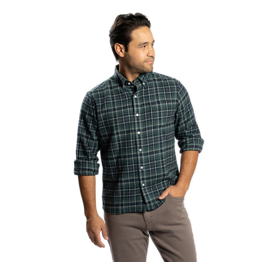Everyday Flannels - Forest Navy Plaid