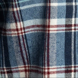 Navy blue plaid