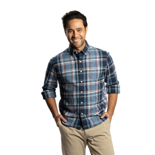 Everyday Flannels - Navy Blue Plaid