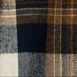 Tan black plaid